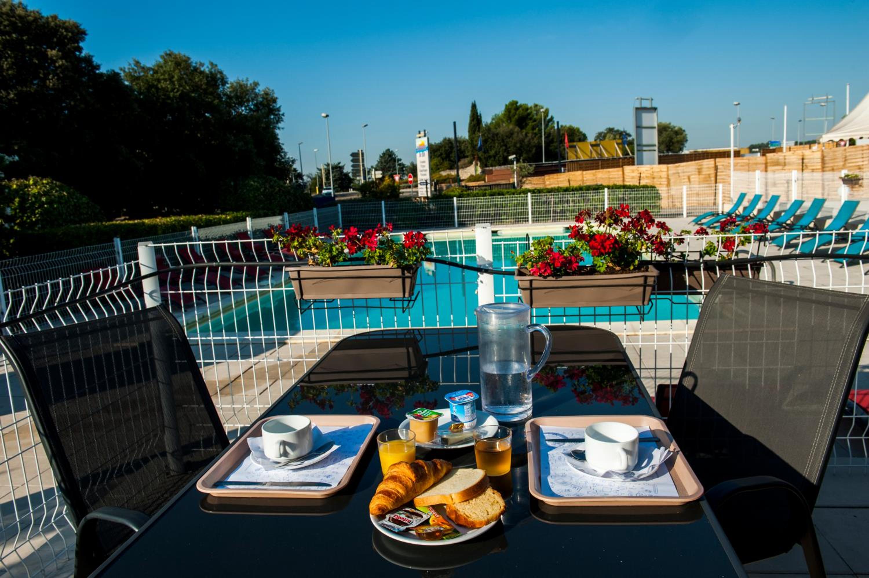 outdoor BBQ area