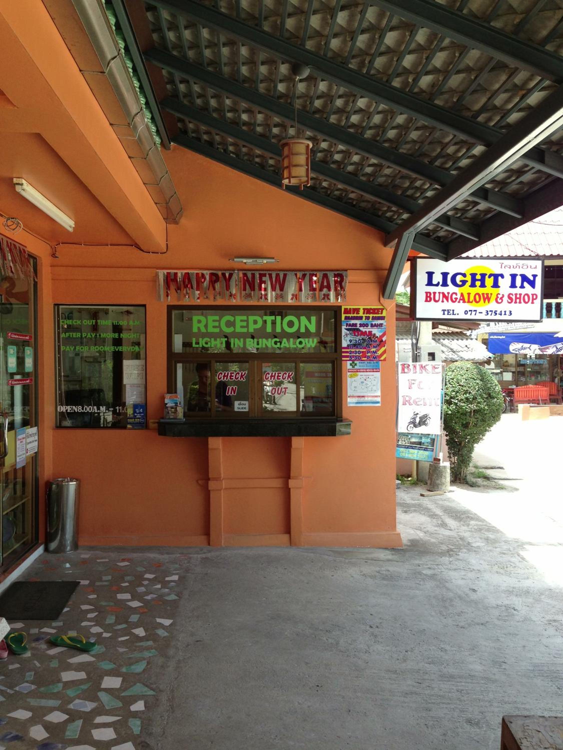 Light In bungalow