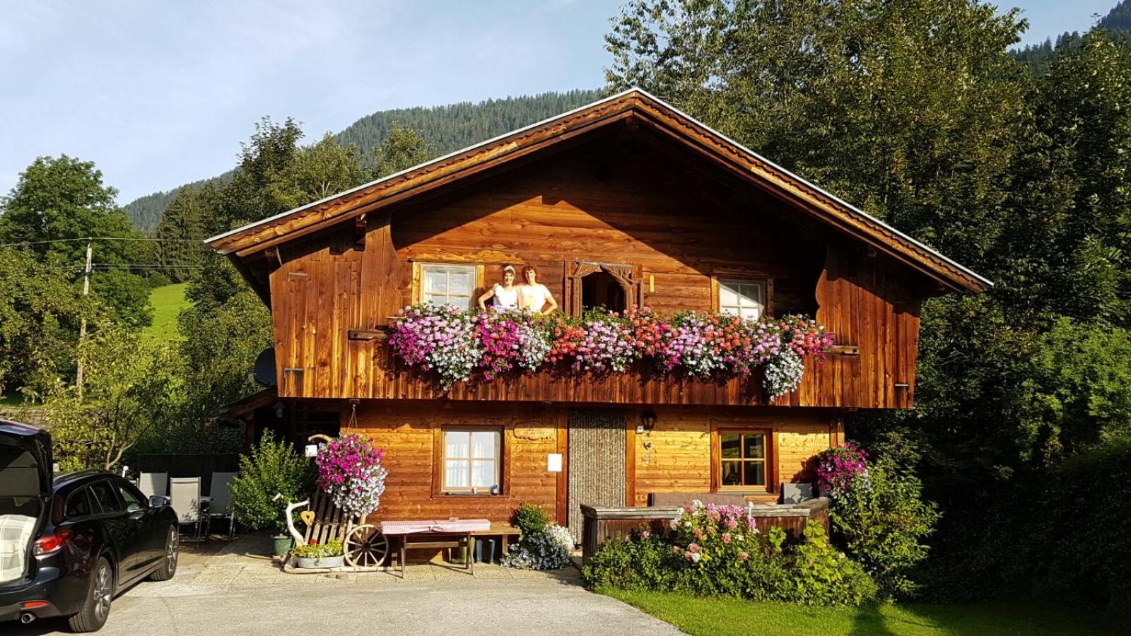 Wörglerhof's Hüttenapartments mit Kachelofen Farm Stay