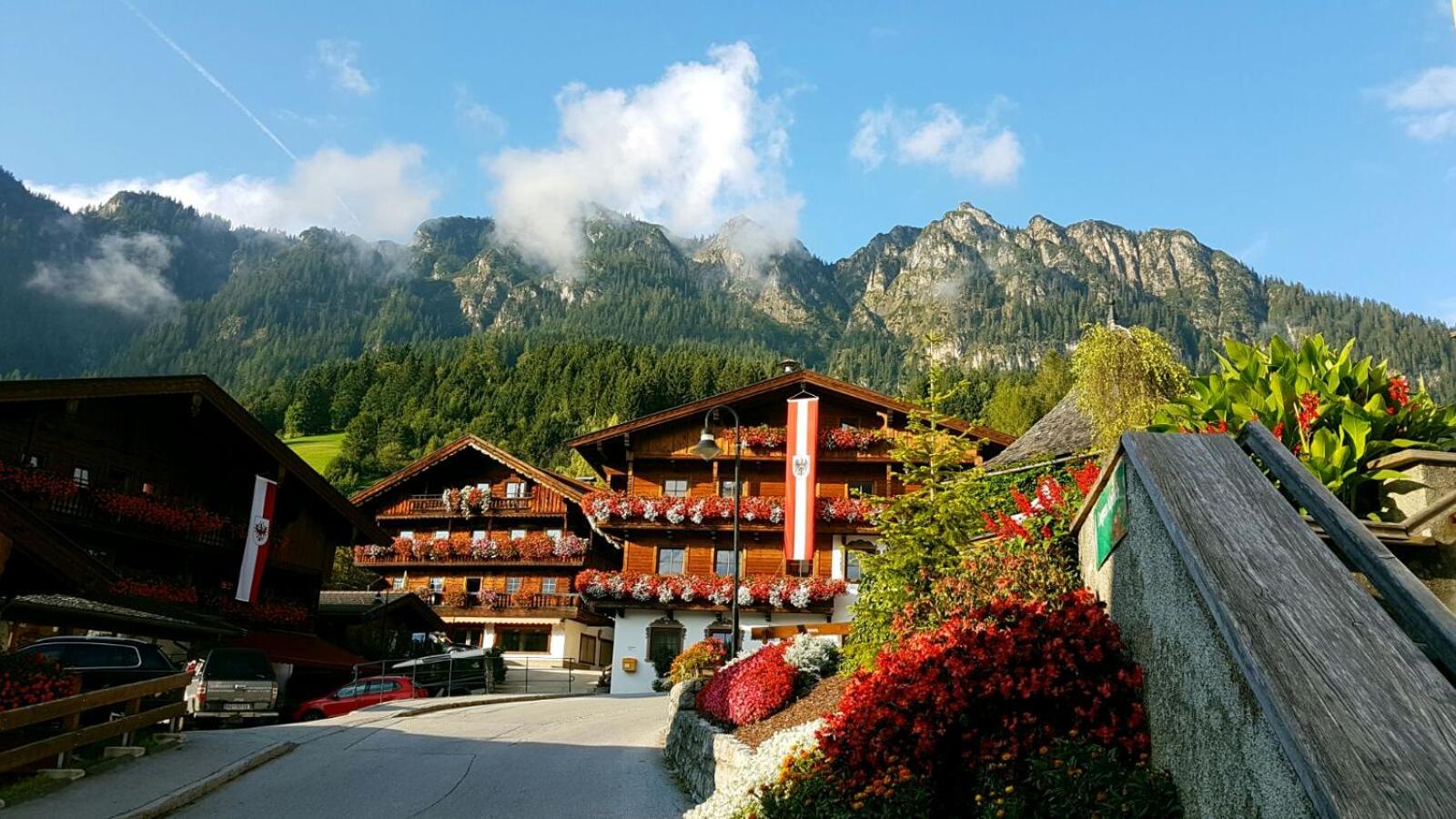 Wörglerhof's Hüttenapartments mit Kachelofen Farm Stay