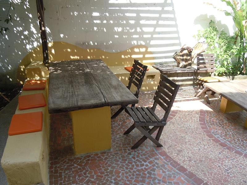 outdoor BBQ area