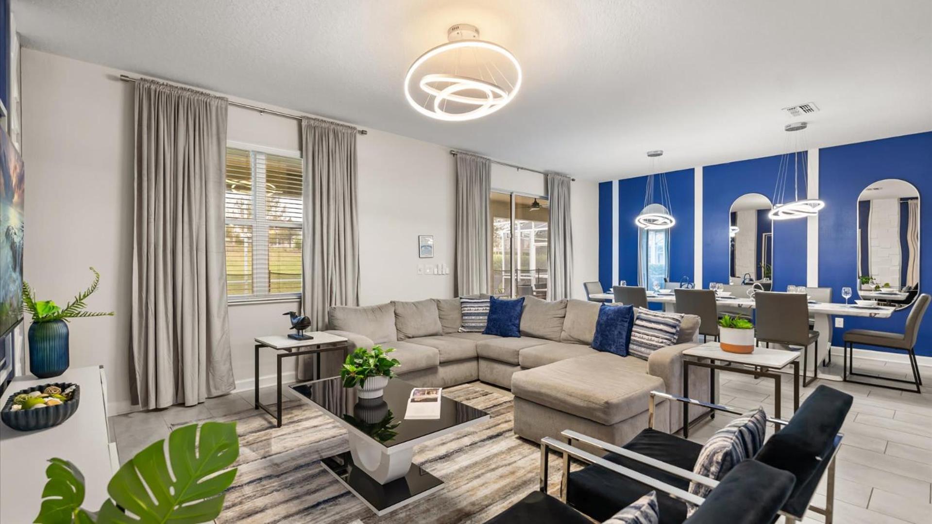 Upstay ChampionsGate 9BR Villa with Pool & Cinema