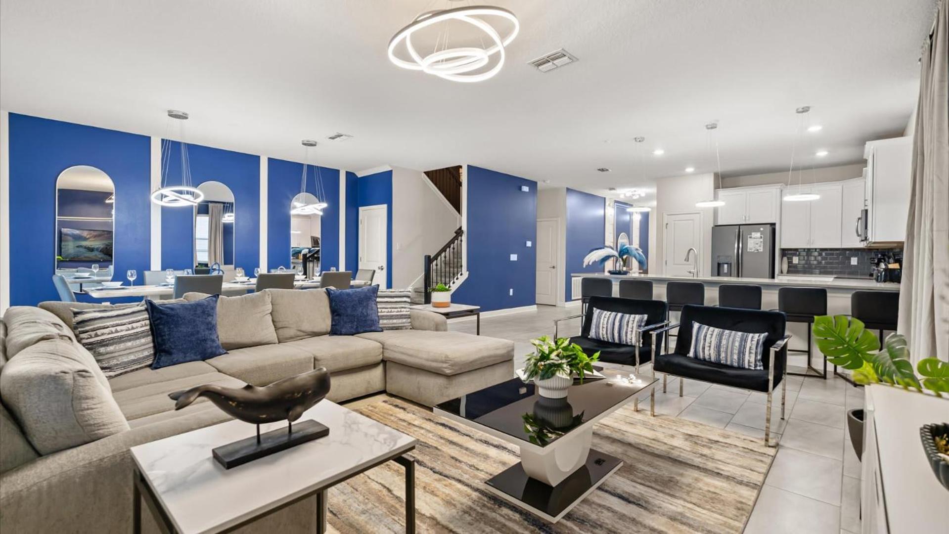 Upstay ChampionsGate 9BR Villa with Pool & Cinema