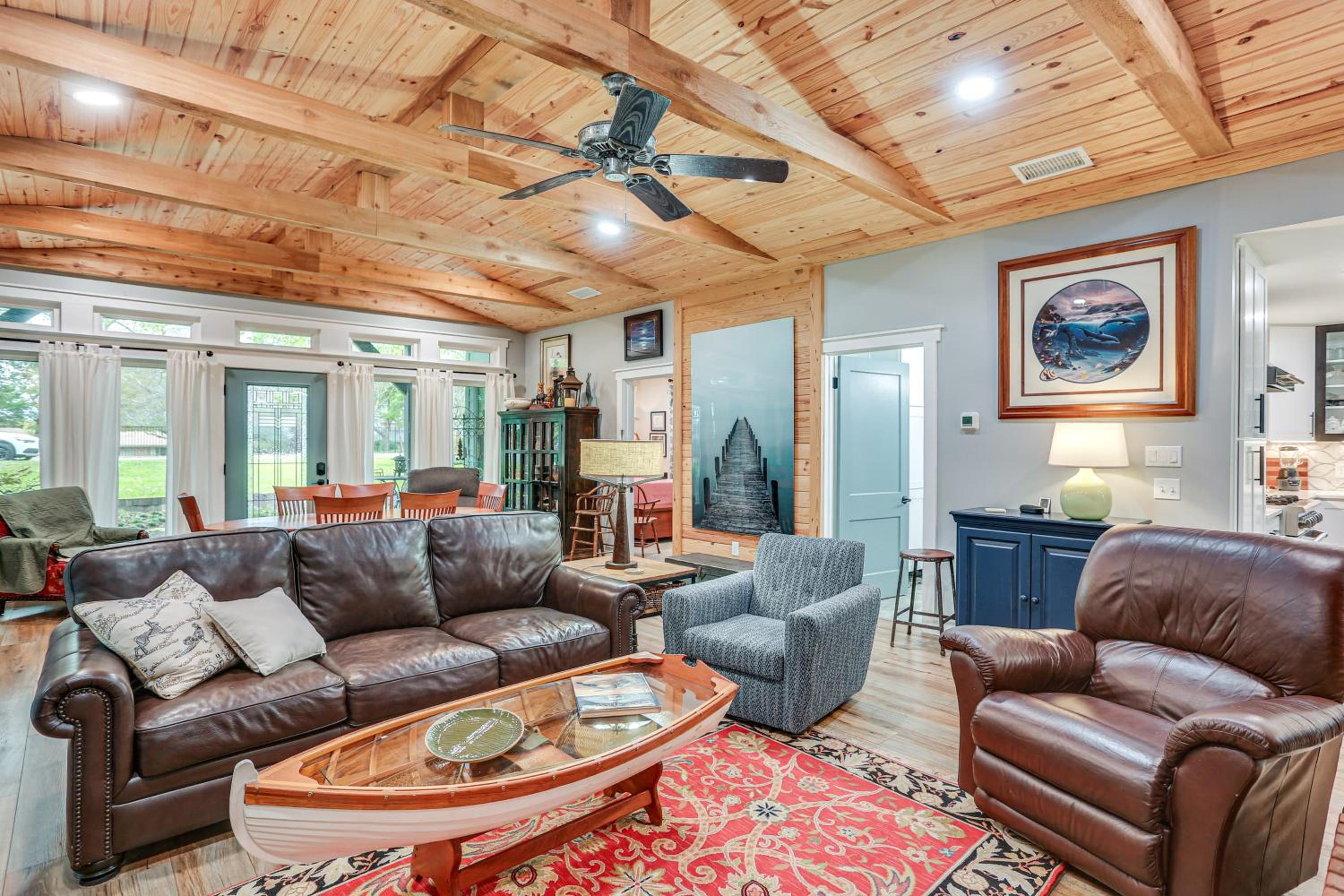 Texoma Retreat with Yard, Fire Pit and Boat Parking