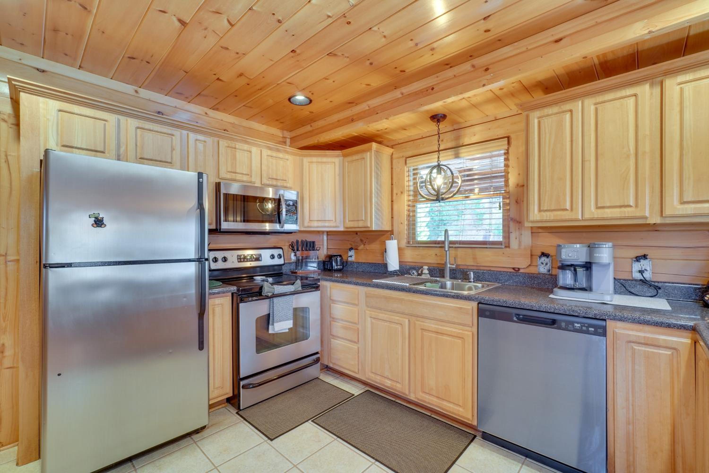 Resort-Style Smokies Cabin with Hot Tub and Game Room
