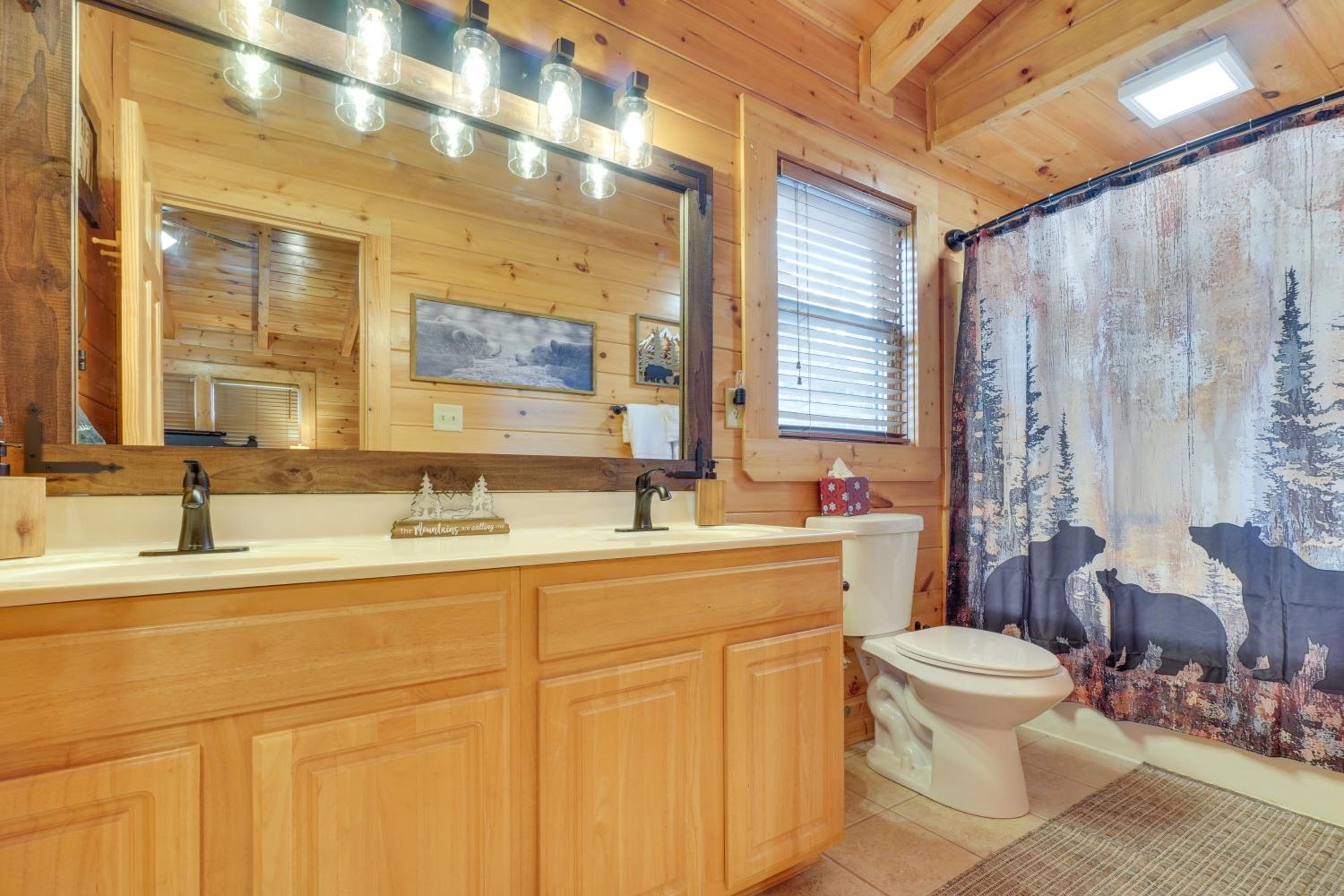 Resort-Style Smokies Cabin with Hot Tub and Game Room