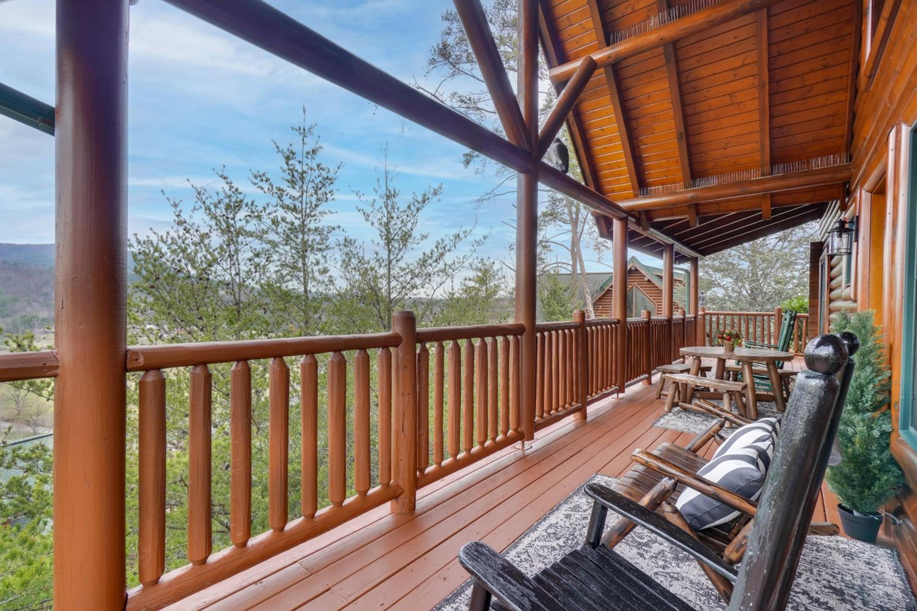 Resort-Style Smokies Cabin with Hot Tub and Game Room