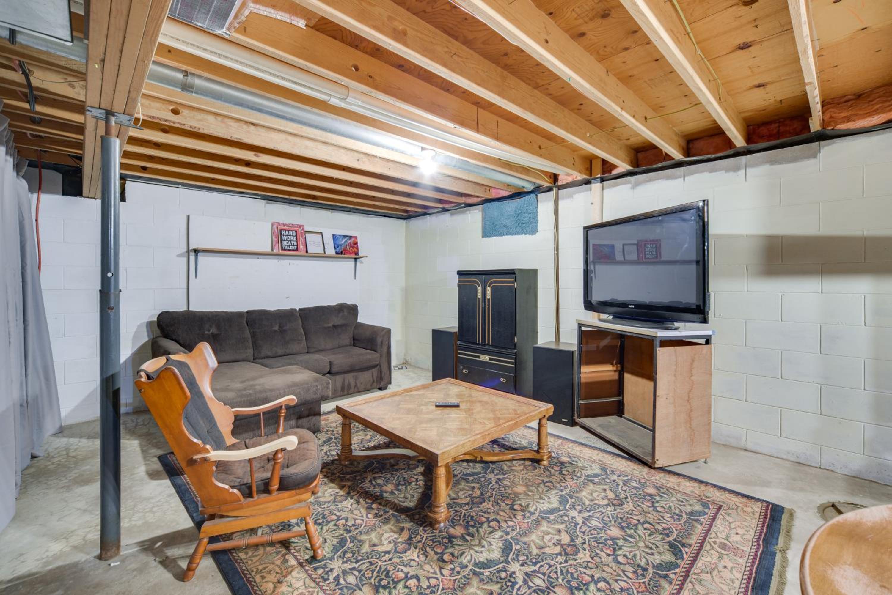 Walk to Crooked Lake Beach and Dtwn! Home with Patio