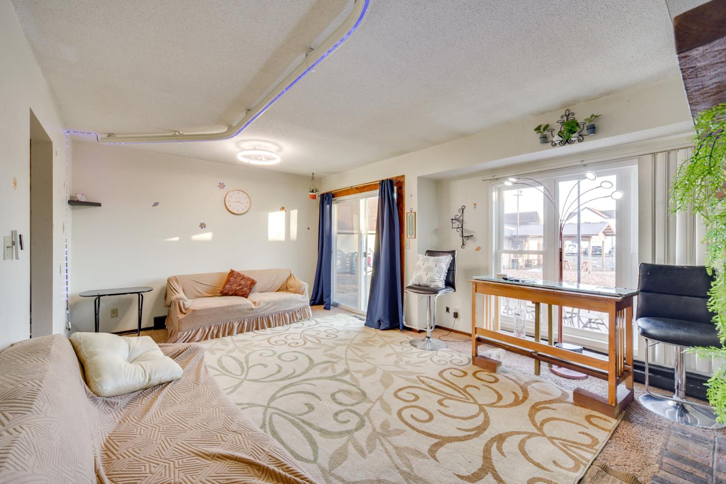 Walk to Crooked Lake Beach and Dtwn! Home with Patio