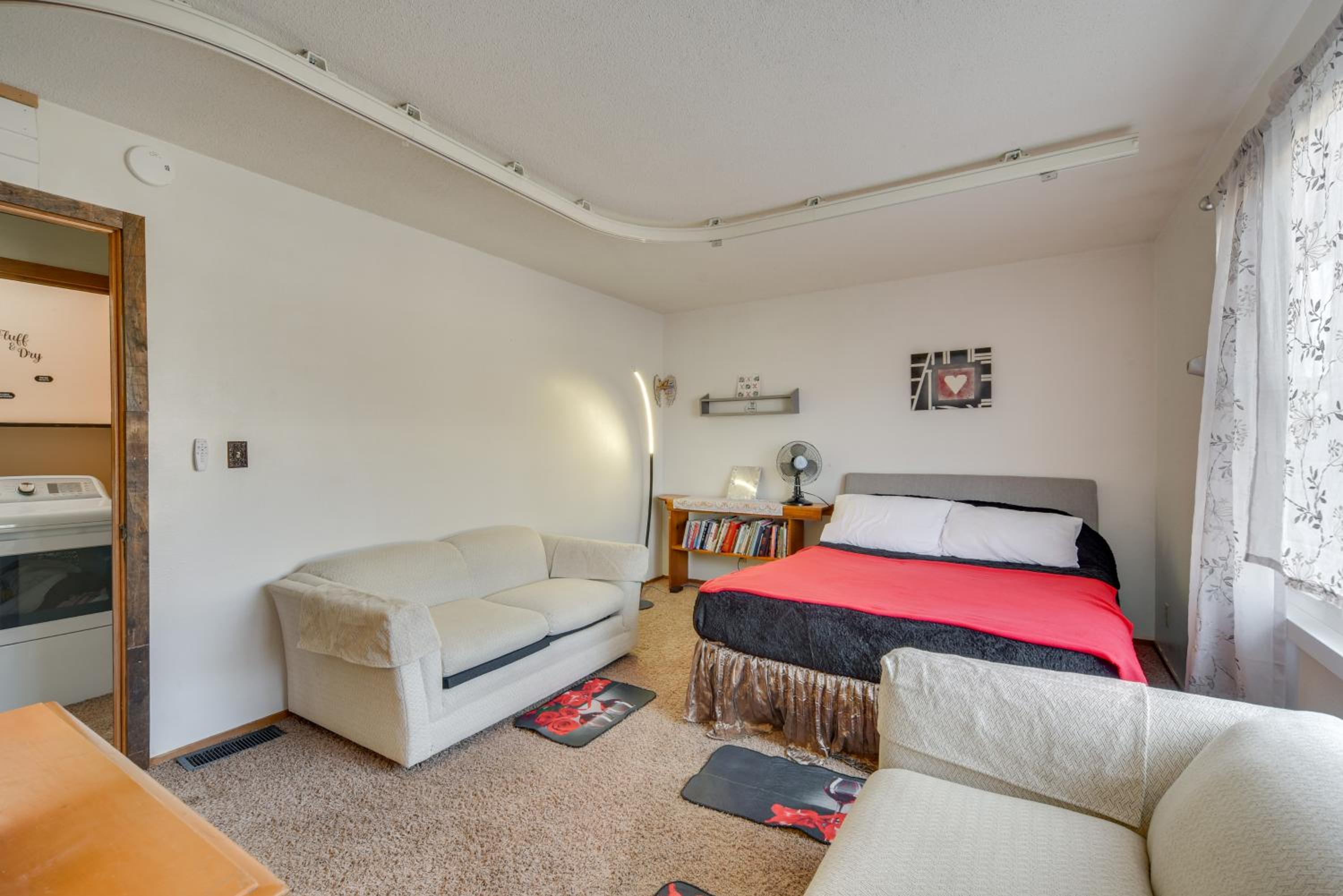 Walk to Crooked Lake Beach and Dtwn! Home with Patio
