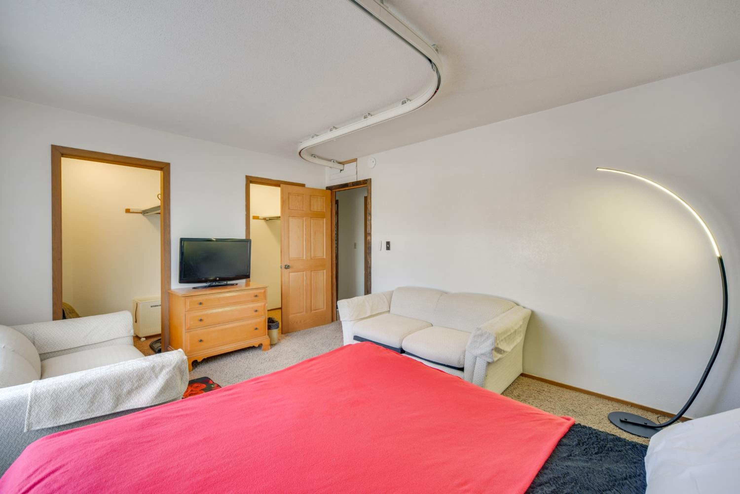 Walk to Crooked Lake Beach and Dtwn! Home with Patio