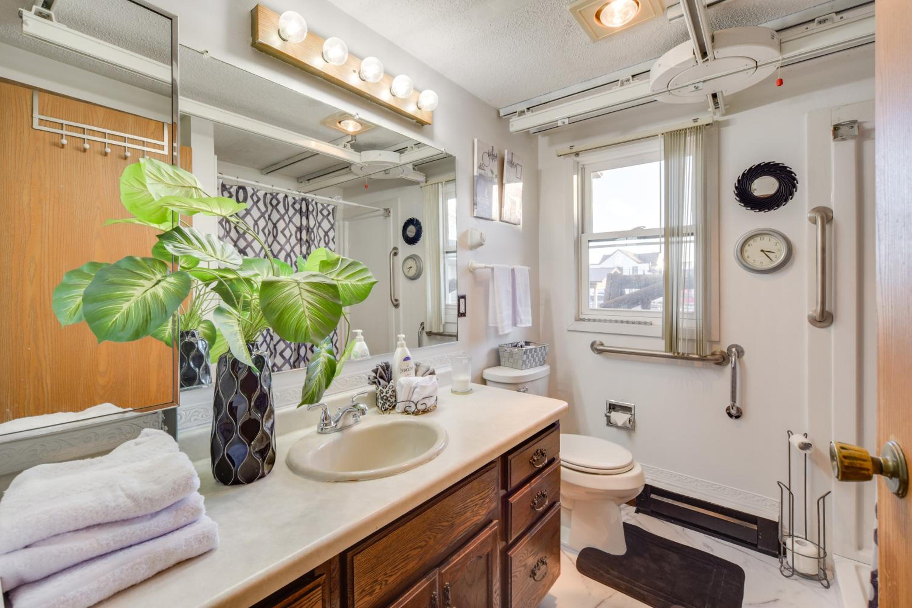 Walk to Crooked Lake Beach and Dtwn! Home with Patio