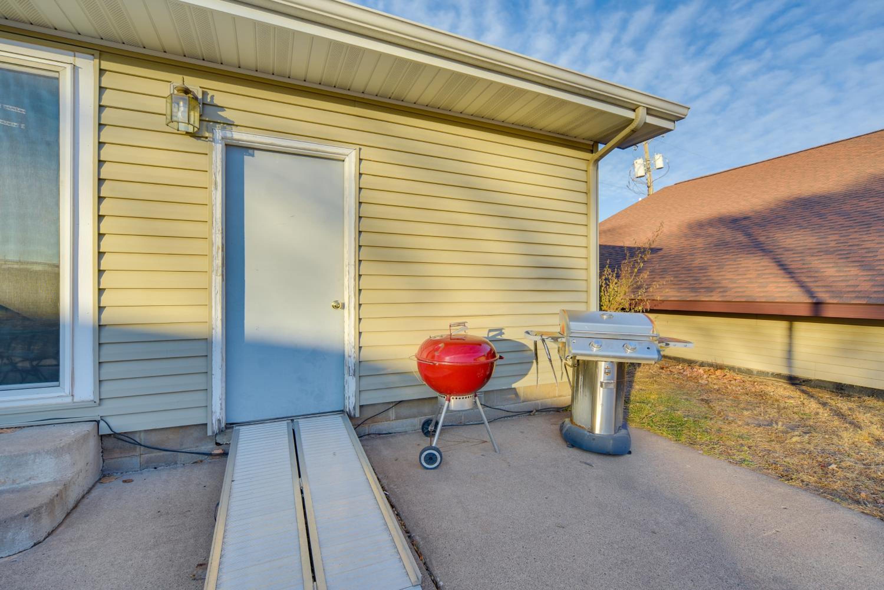 Walk to Crooked Lake Beach and Dtwn! Home with Patio