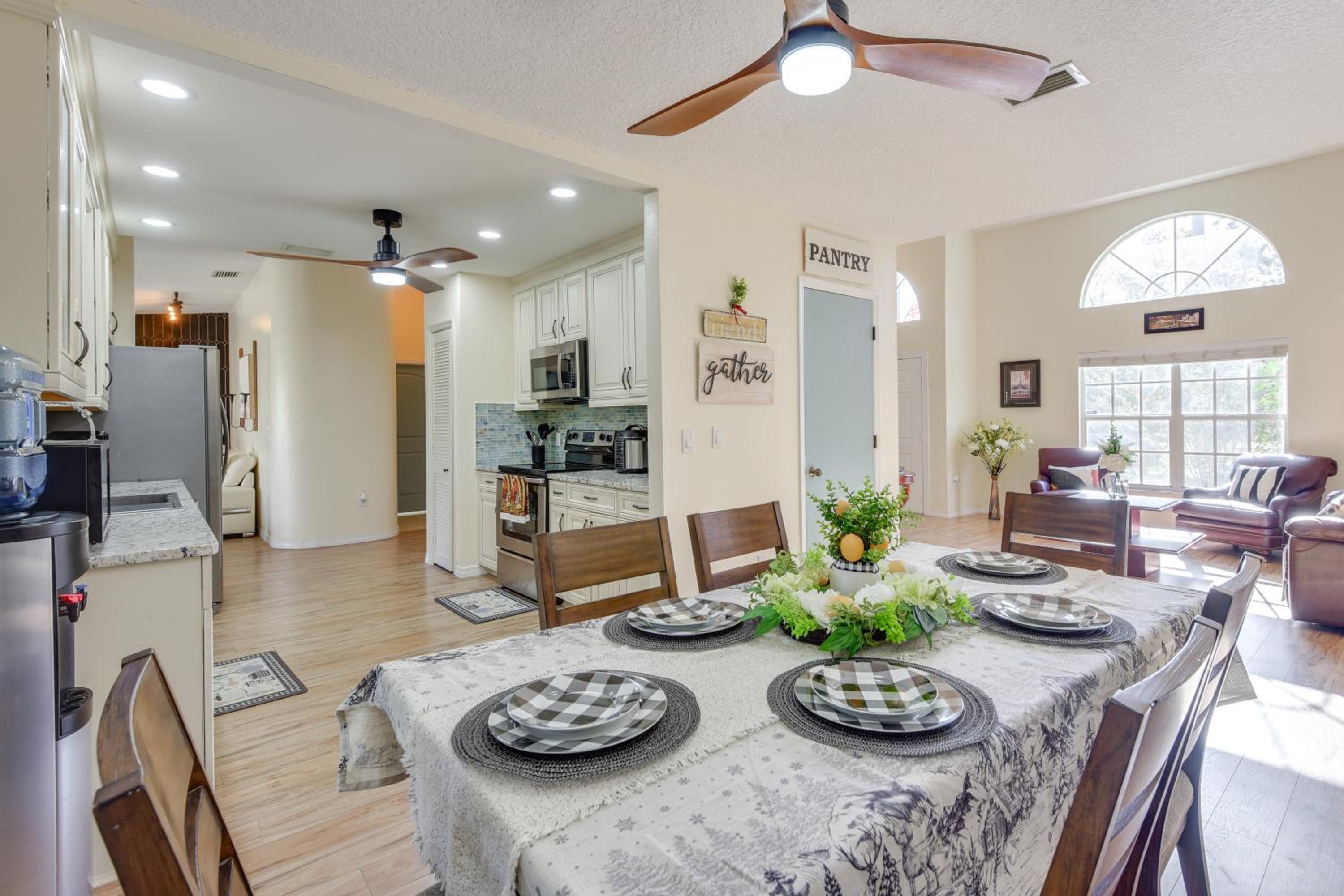 Outdoor Kitchen and Gaming Garage Bradenton Retreat