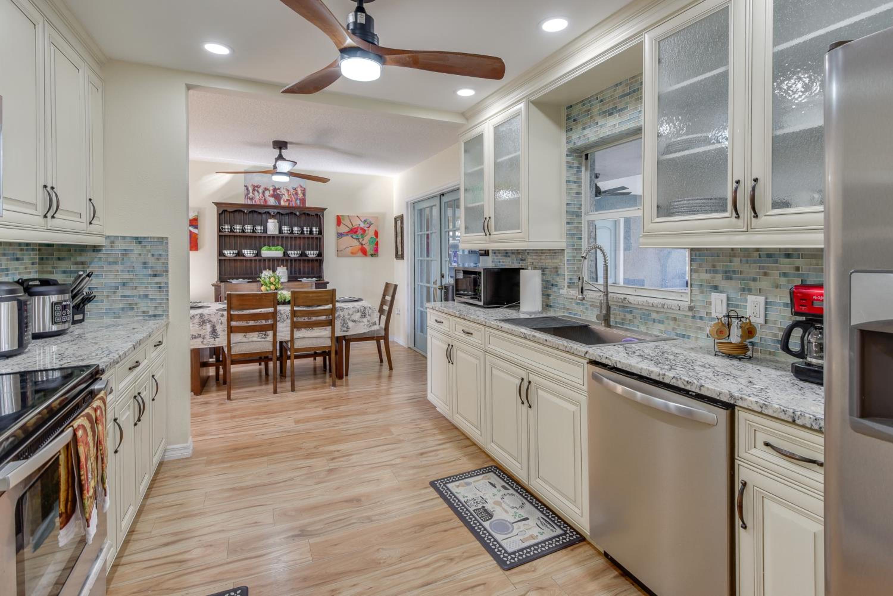 Outdoor Kitchen and Gaming Garage Bradenton Retreat