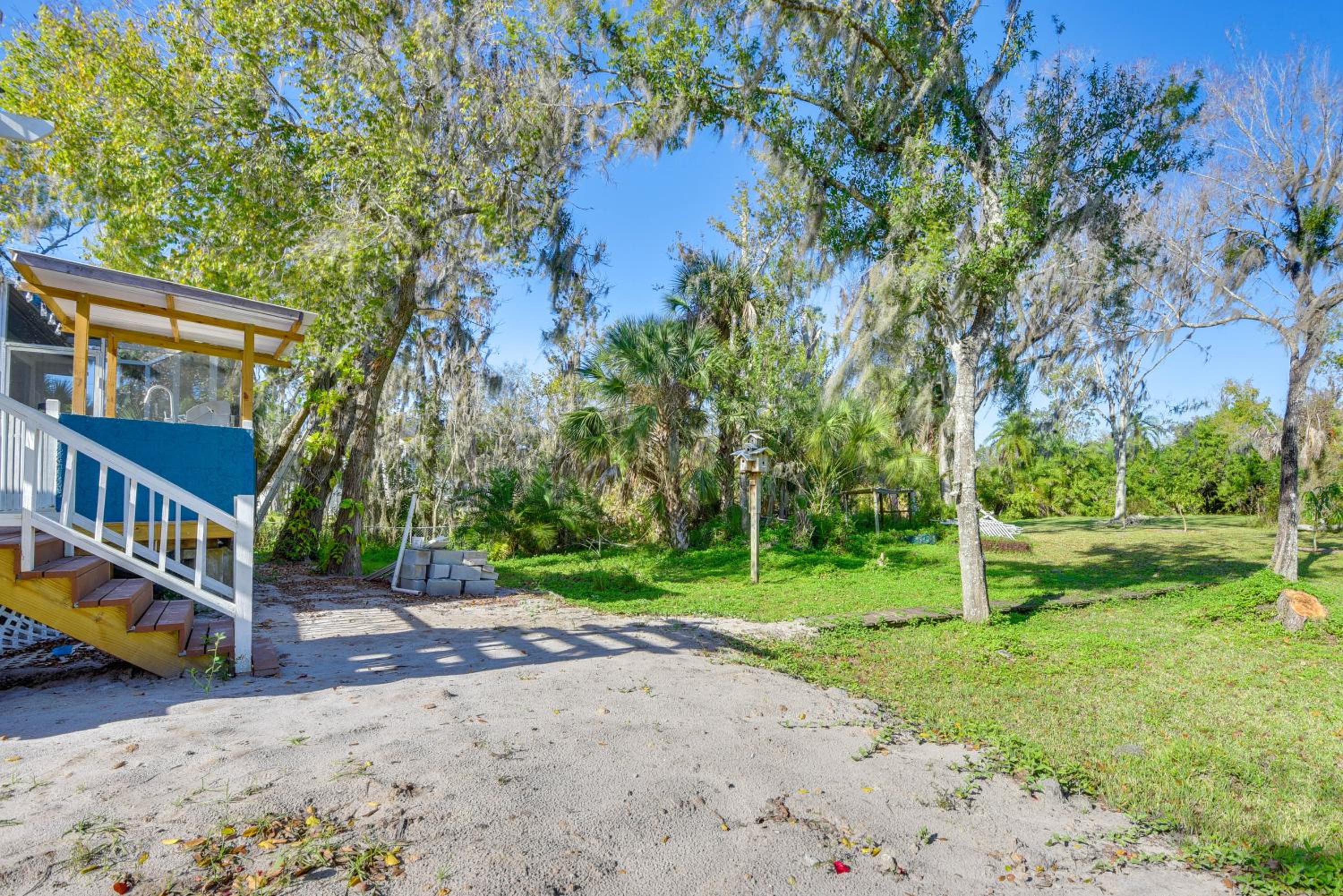 Outdoor Kitchen and Gaming Garage Bradenton Retreat