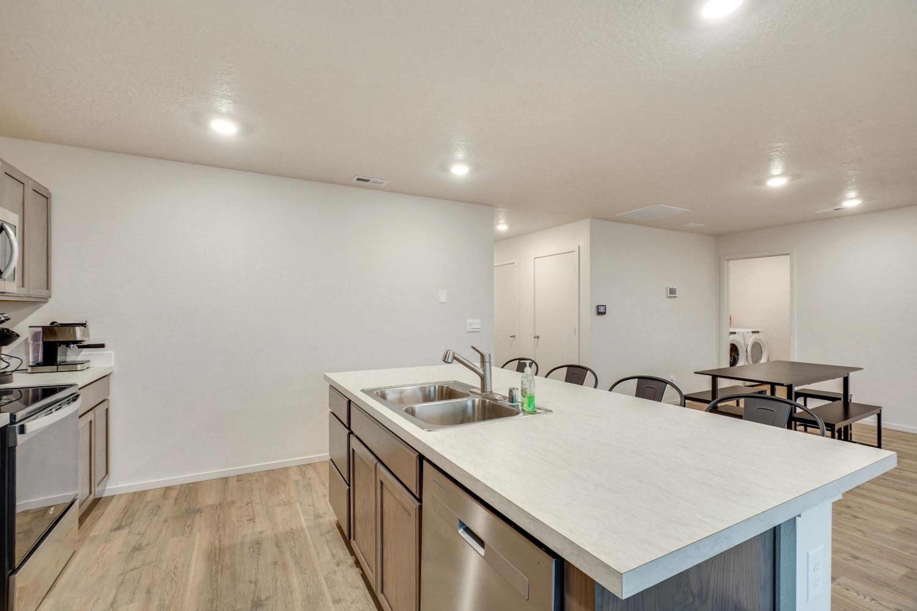 Walk to The Plains Golf Course Getaway in Cheney!