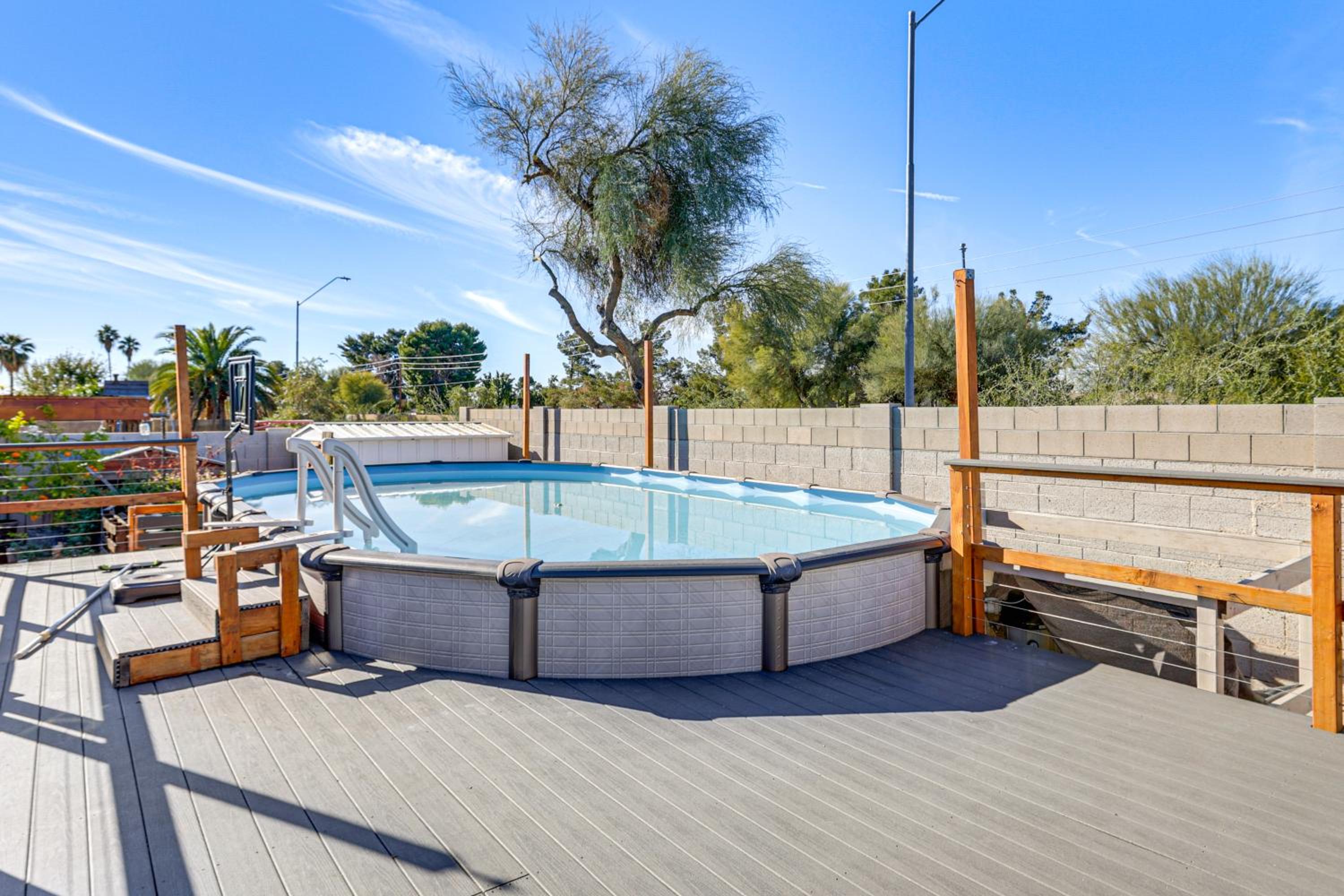 Private Pool and Fenced Yard Sunny Glendale Getaway