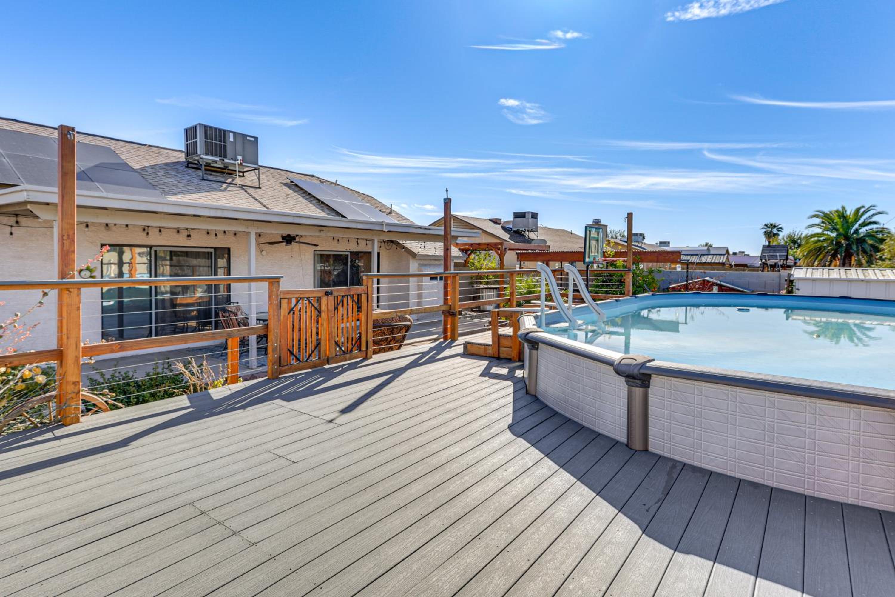 Private Pool and Fenced Yard Sunny Glendale Getaway