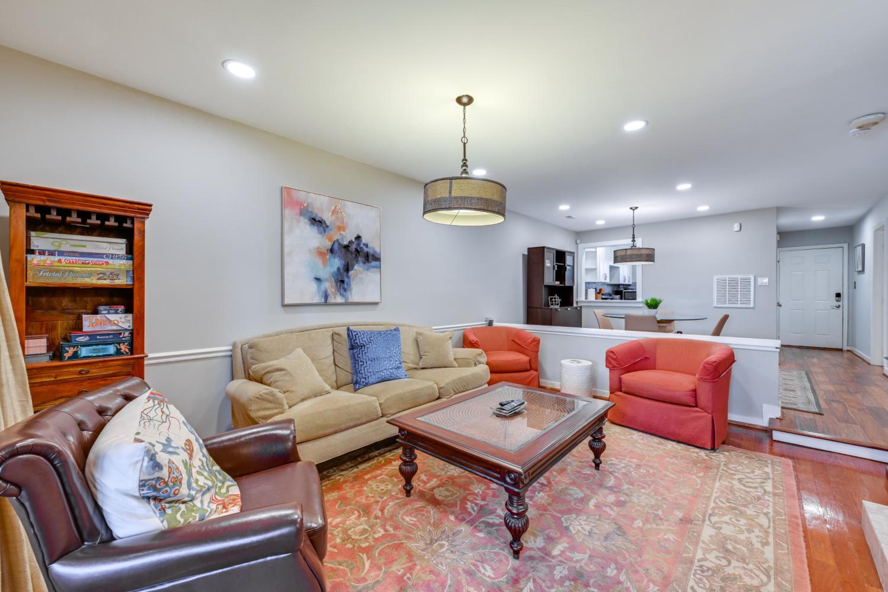 1 Mi to BOA Stadium! Walkable Condo with Porch