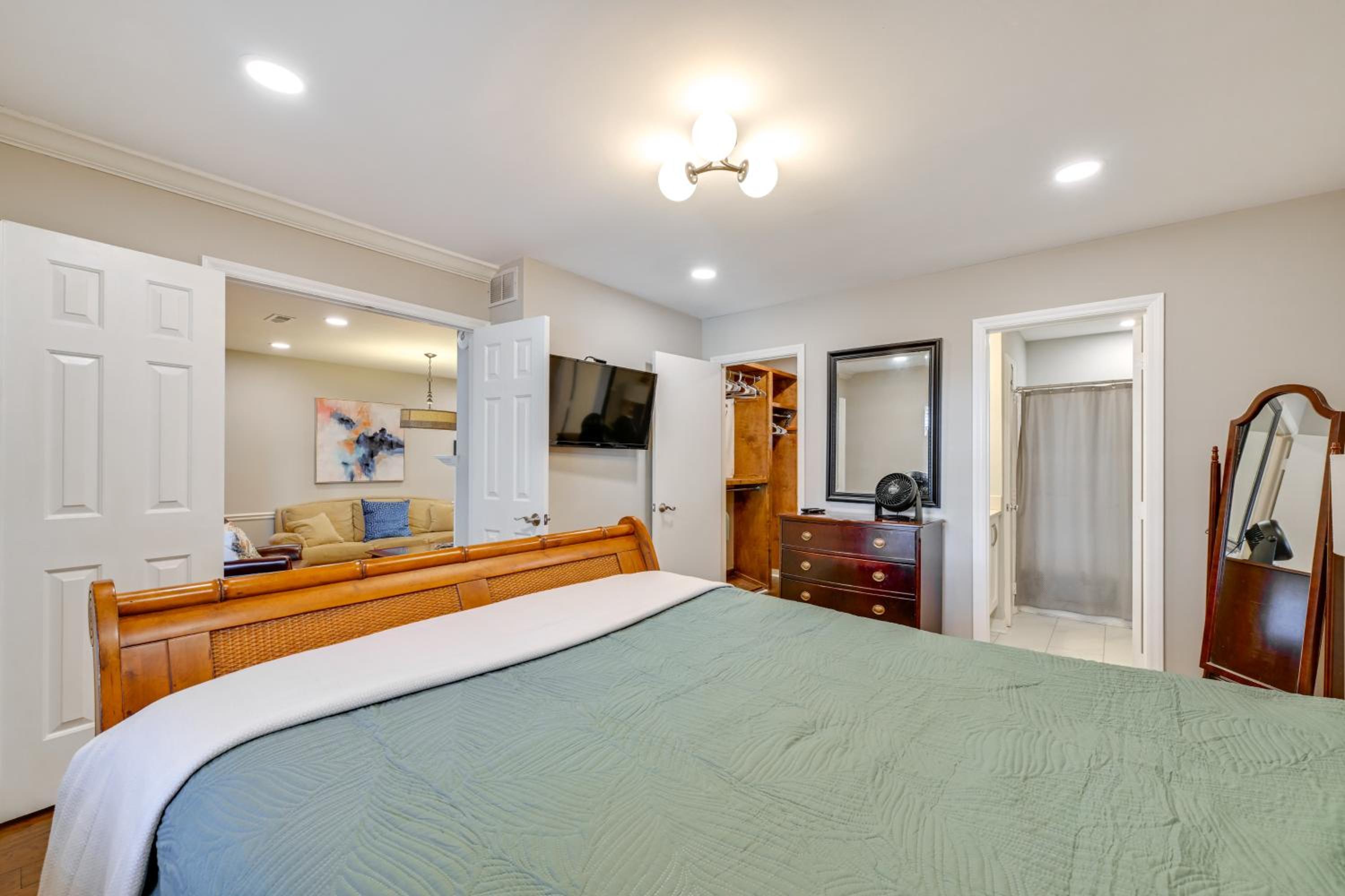 1 Mi to BOA Stadium! Walkable Condo with Porch