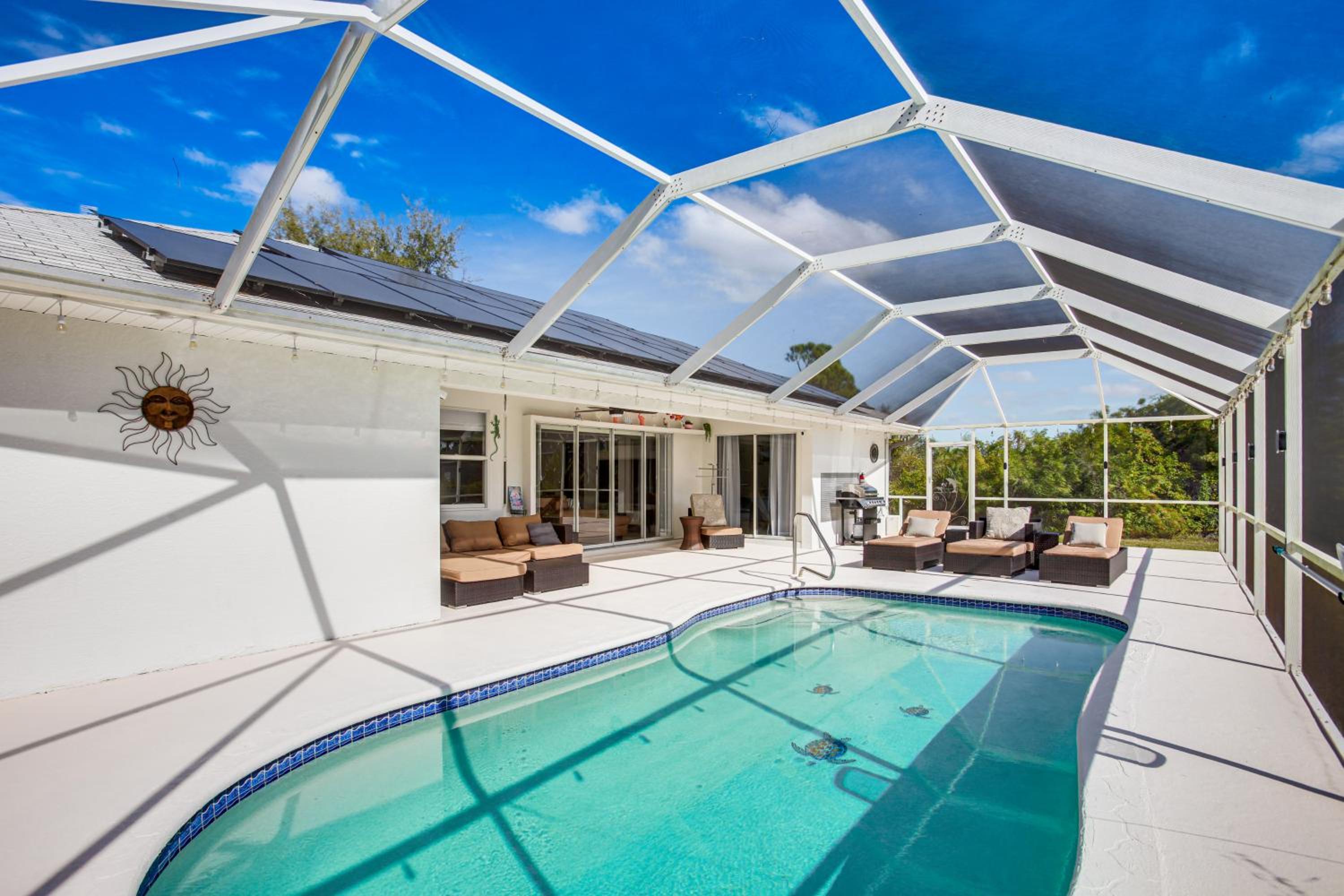 Heated Saltwater Pool! Family Port Charlotte Home