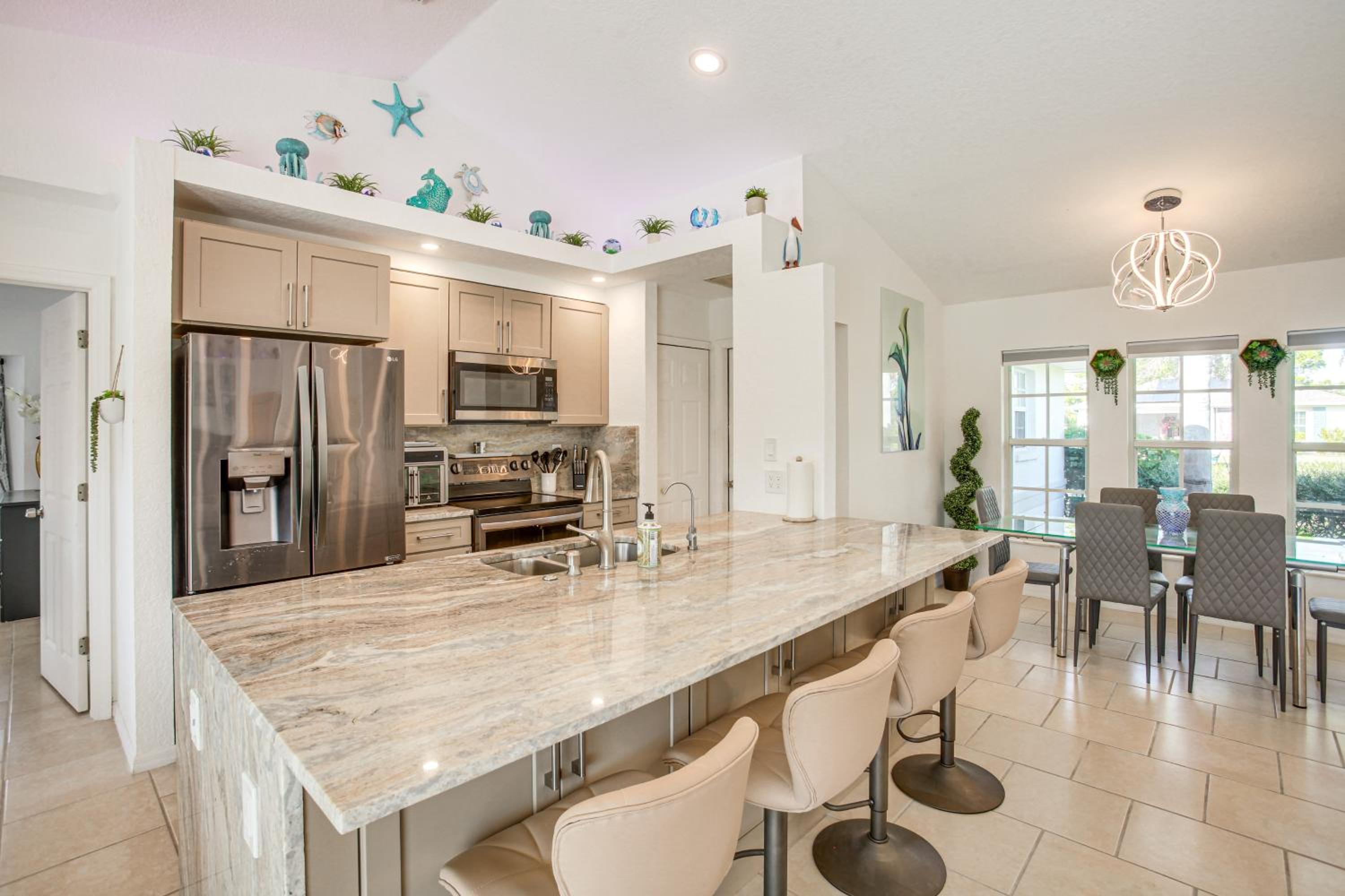 Heated Saltwater Pool! Family Port Charlotte Home