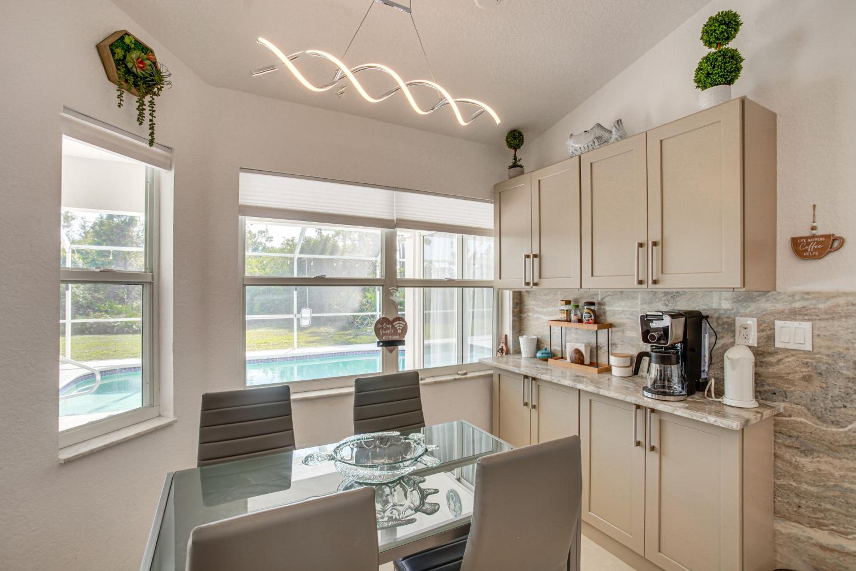 Heated Saltwater Pool! Family Port Charlotte Home
