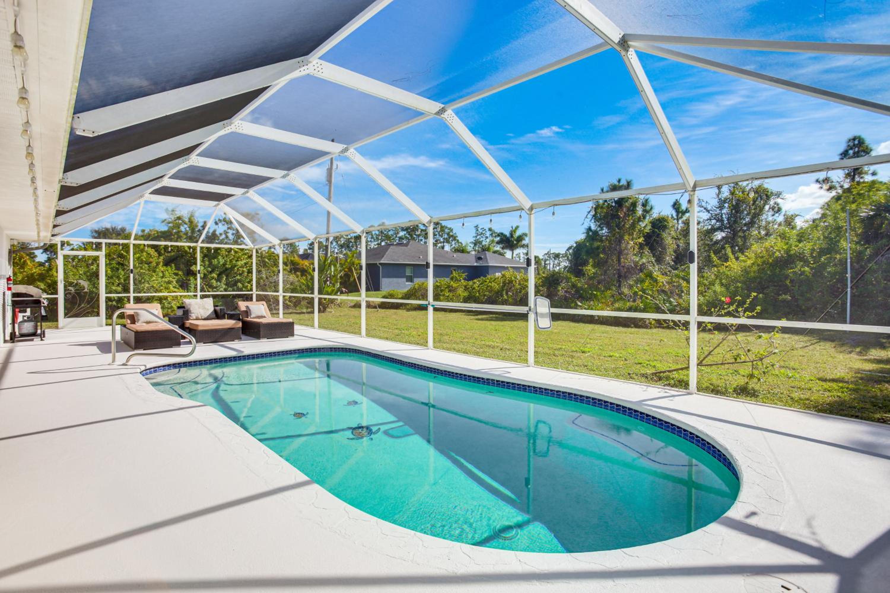 Heated Saltwater Pool! Family Port Charlotte Home
