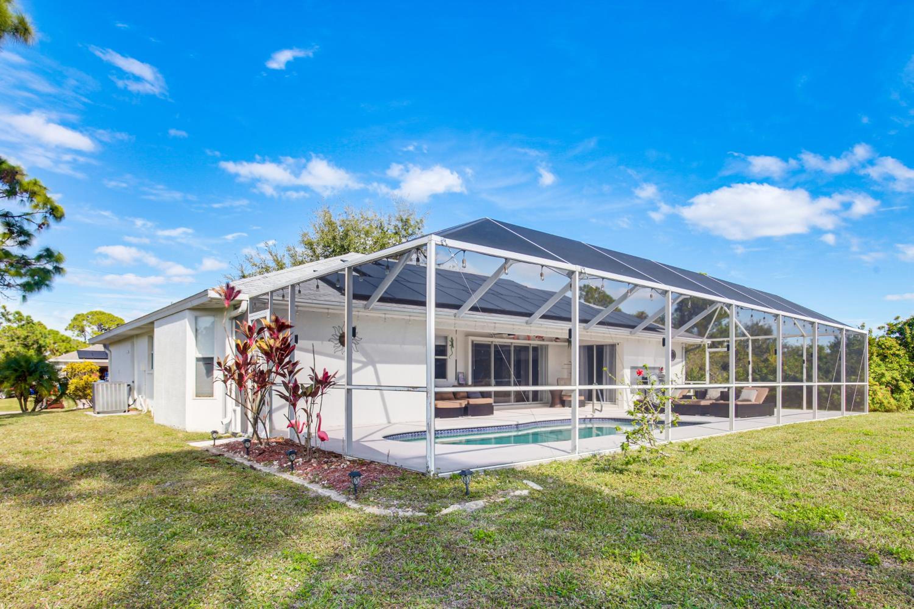 Heated Saltwater Pool! Family Port Charlotte Home