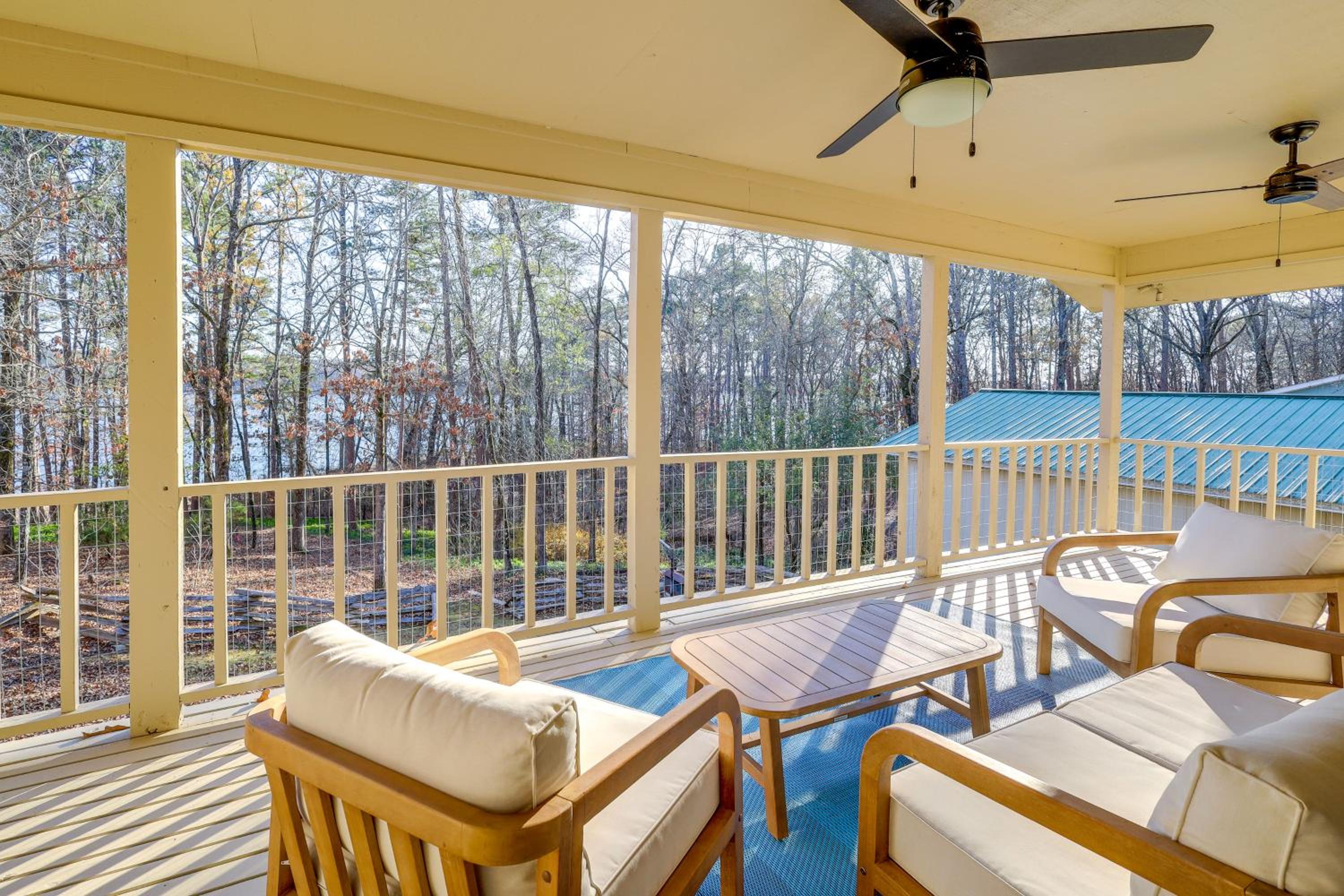 Waterfront Home on Greers Ferry Lake with Game Room