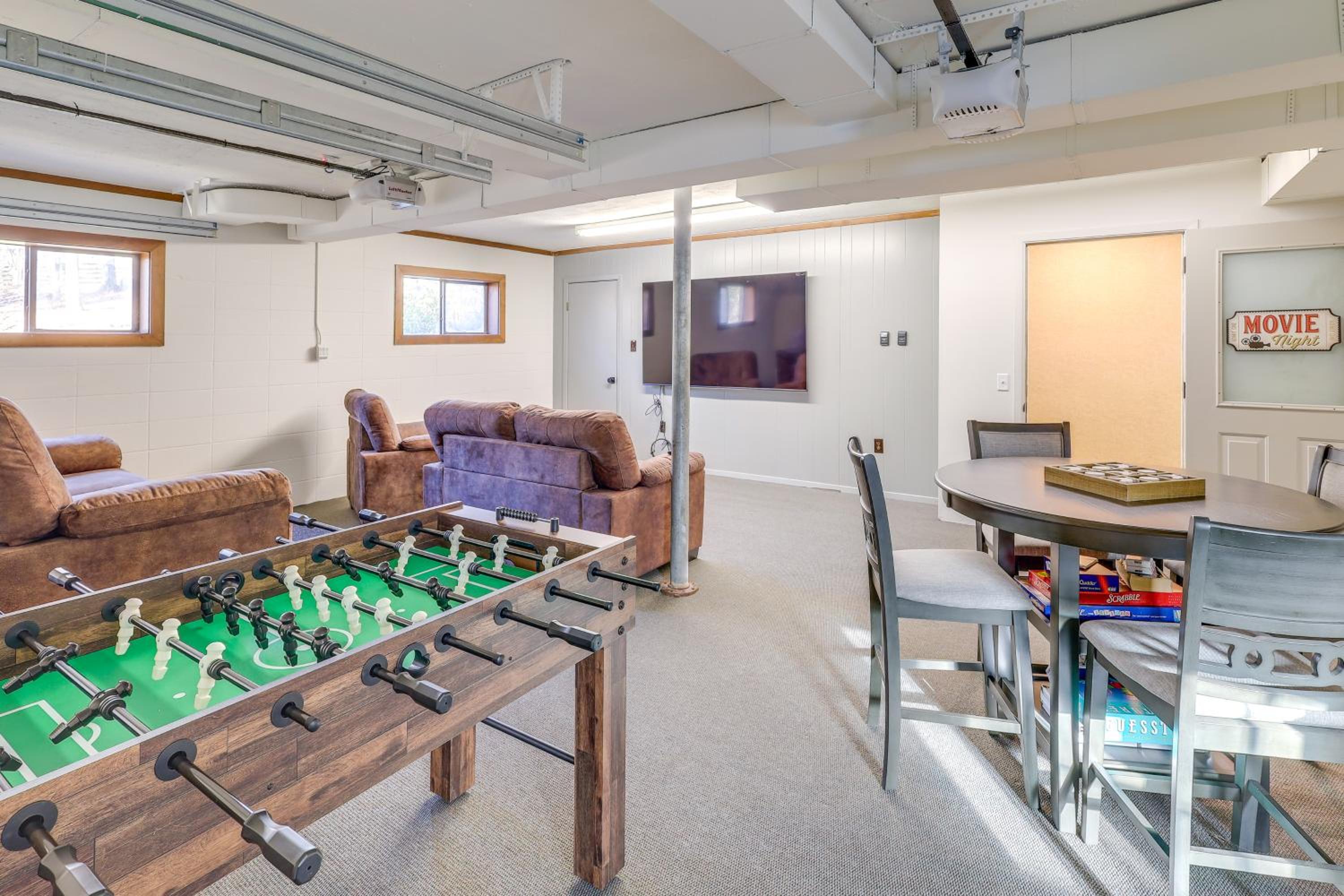 Waterfront Home on Greers Ferry Lake with Game Room