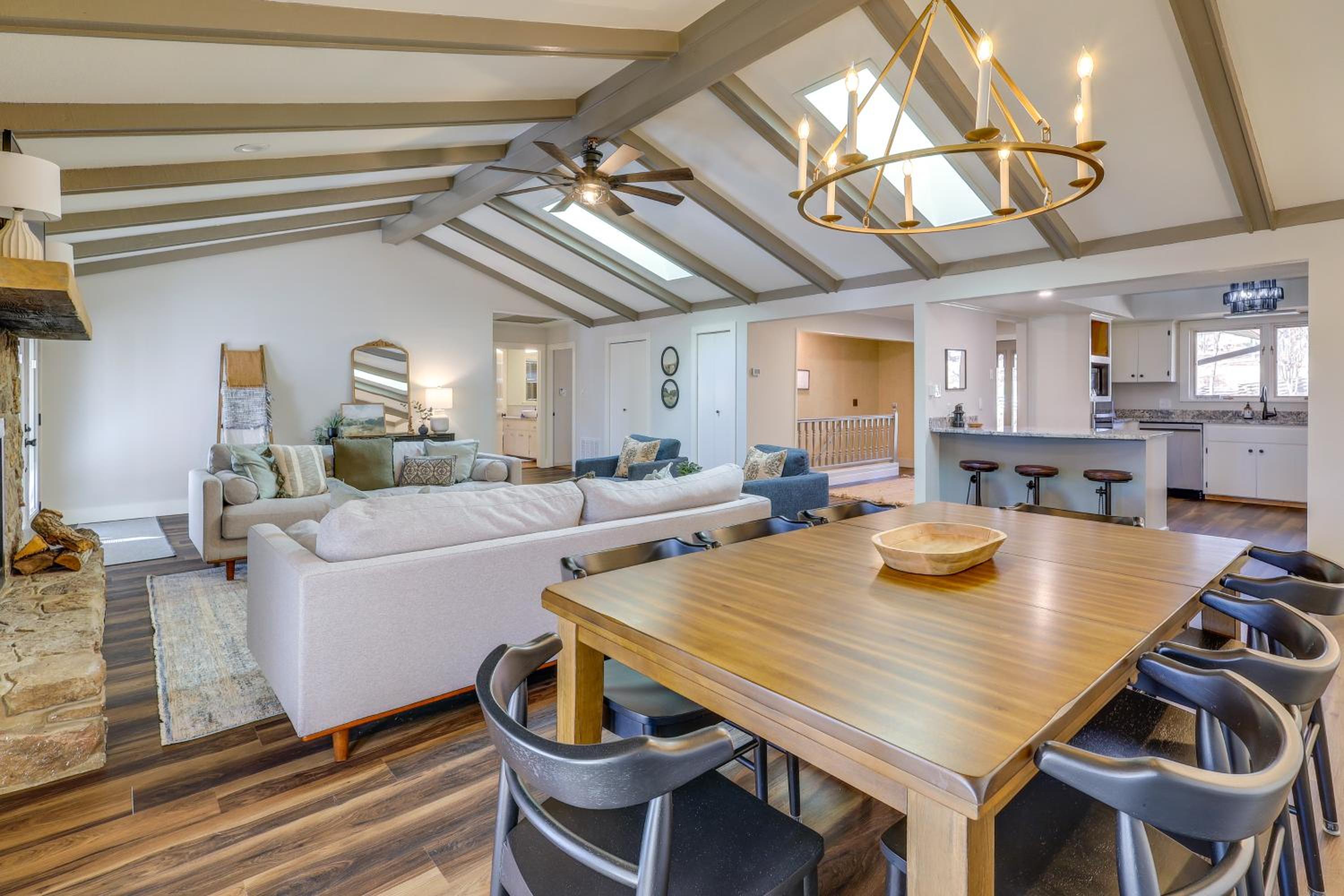 Waterfront Home on Greers Ferry Lake with Game Room