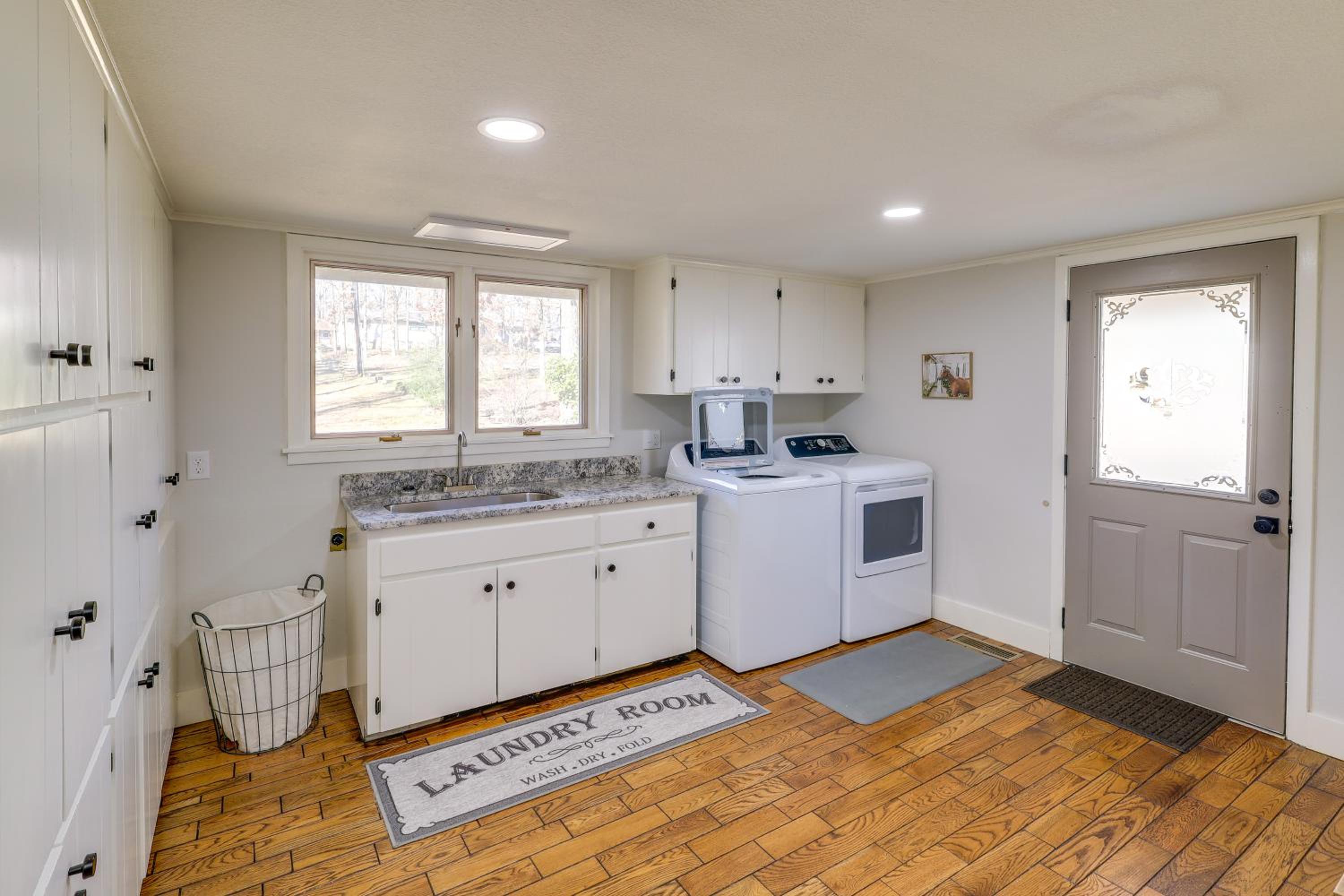Waterfront Home on Greers Ferry Lake with Game Room