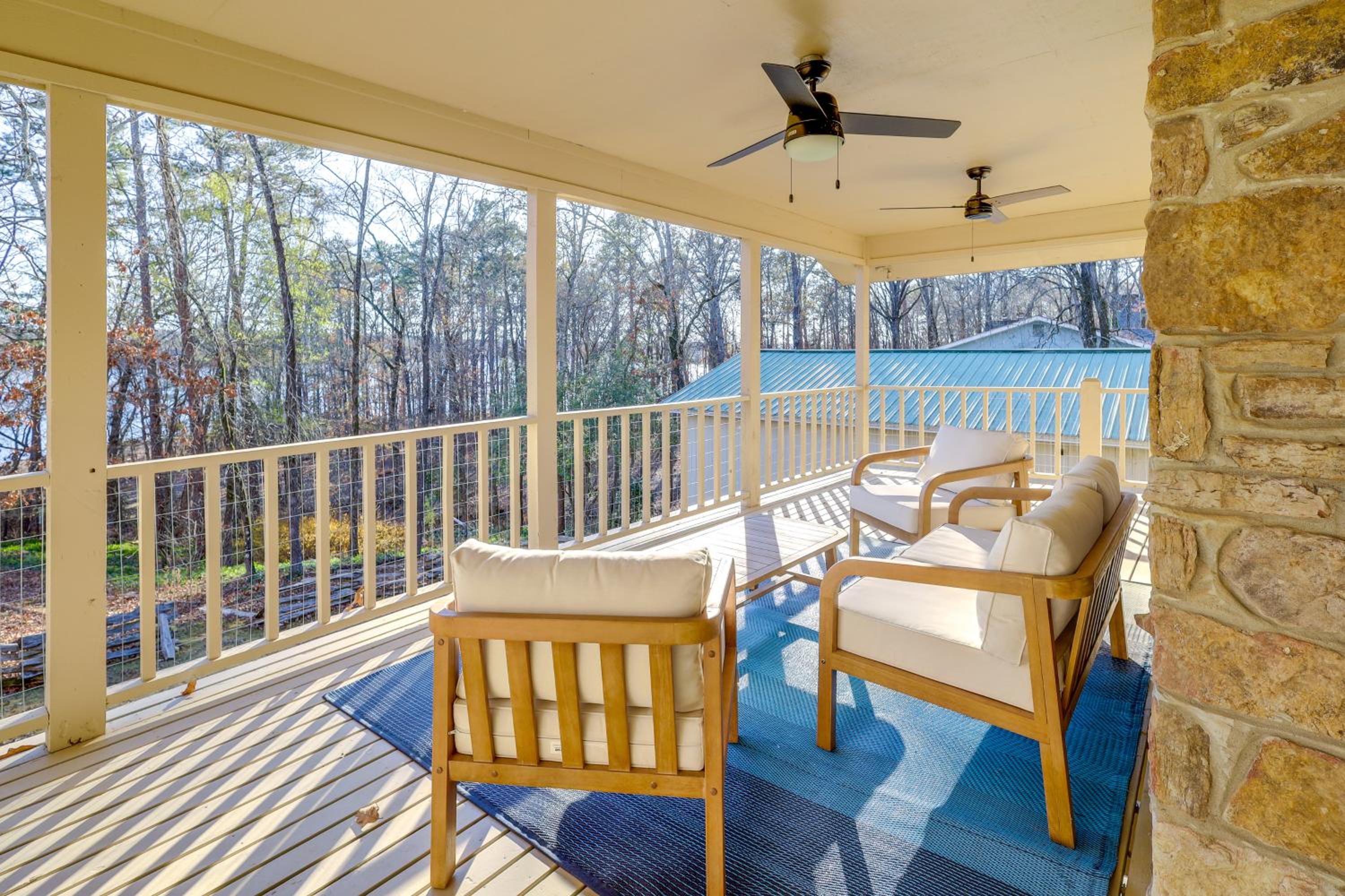 Waterfront Home on Greers Ferry Lake with Game Room
