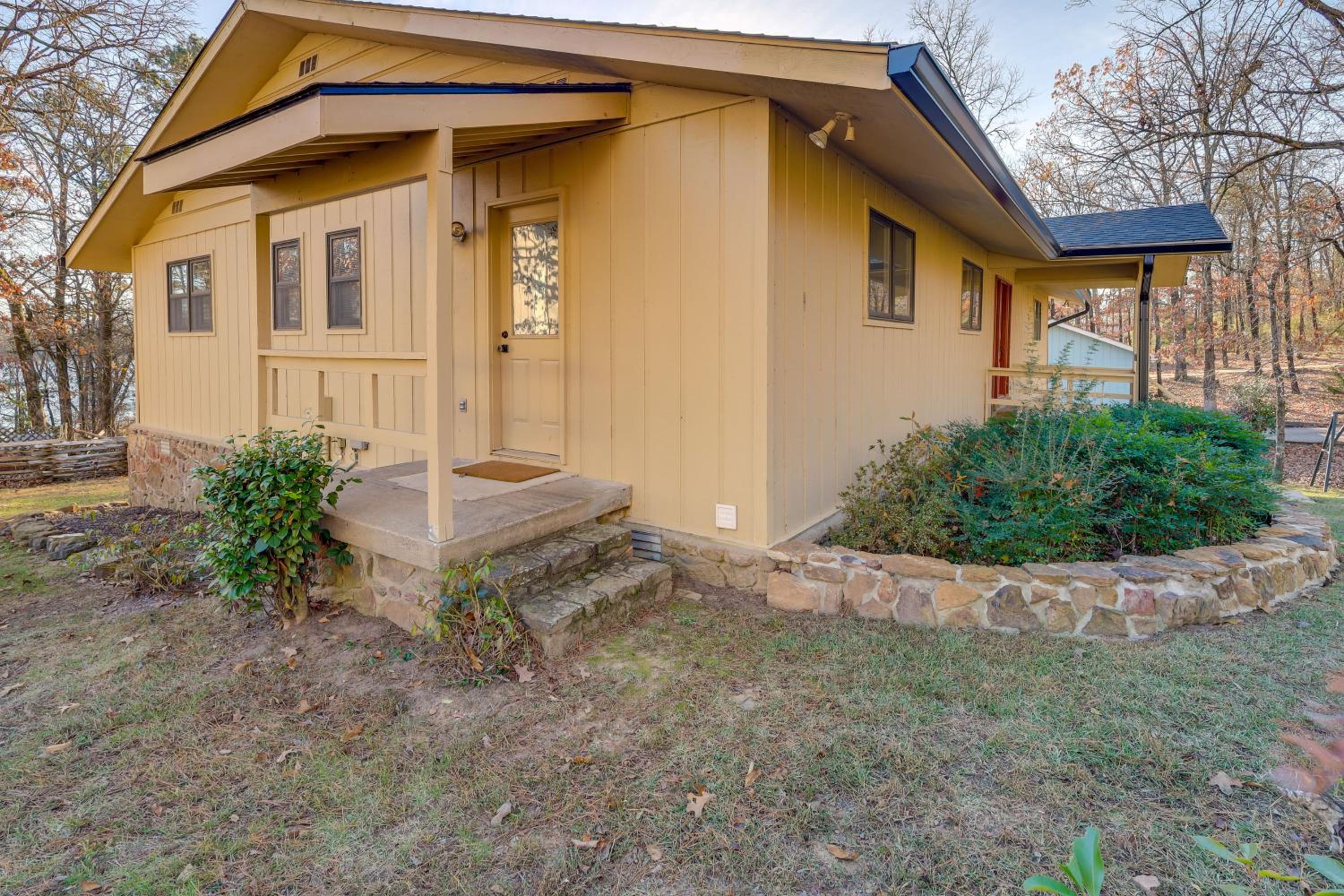 Waterfront Home on Greers Ferry Lake with Game Room