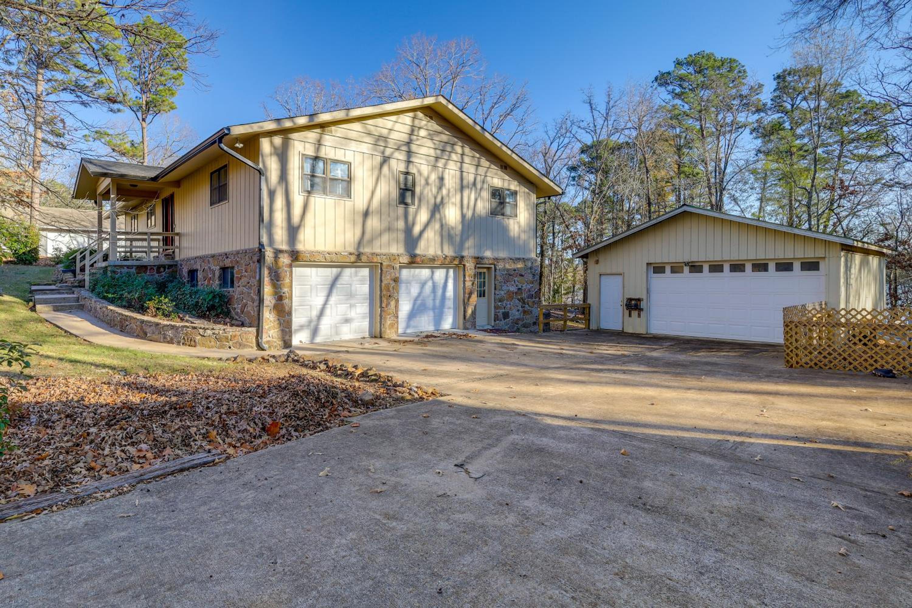 Waterfront Home on Greers Ferry Lake with Game Room