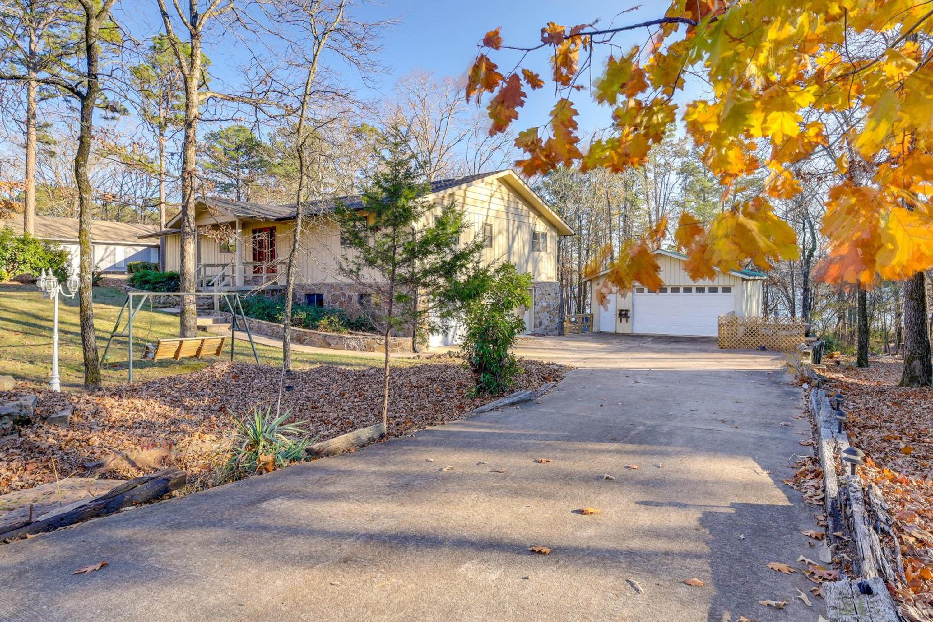 Waterfront Home on Greers Ferry Lake with Game Room
