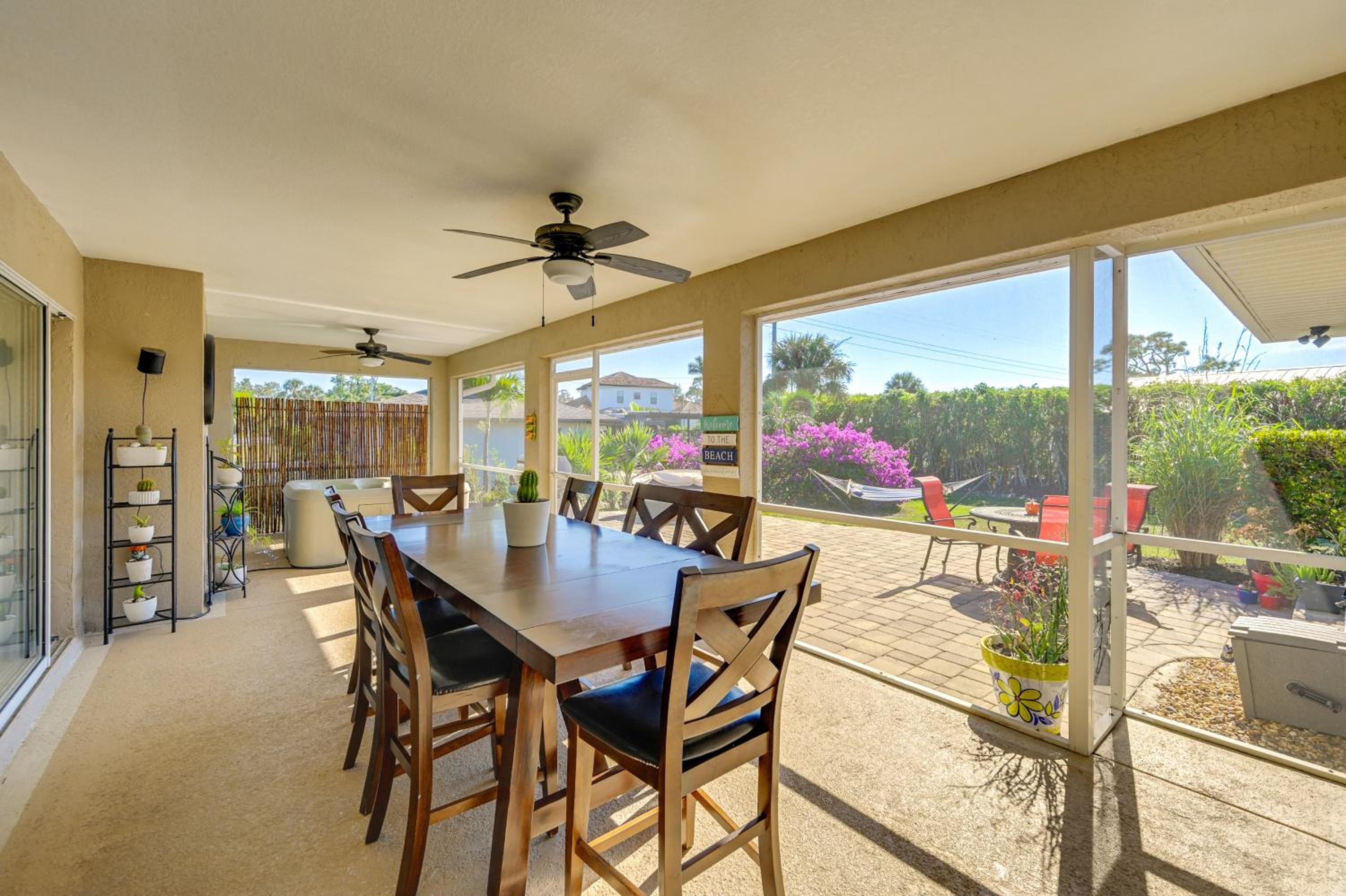 Private Hot Tub and Yard Bright Bonita Springs Home