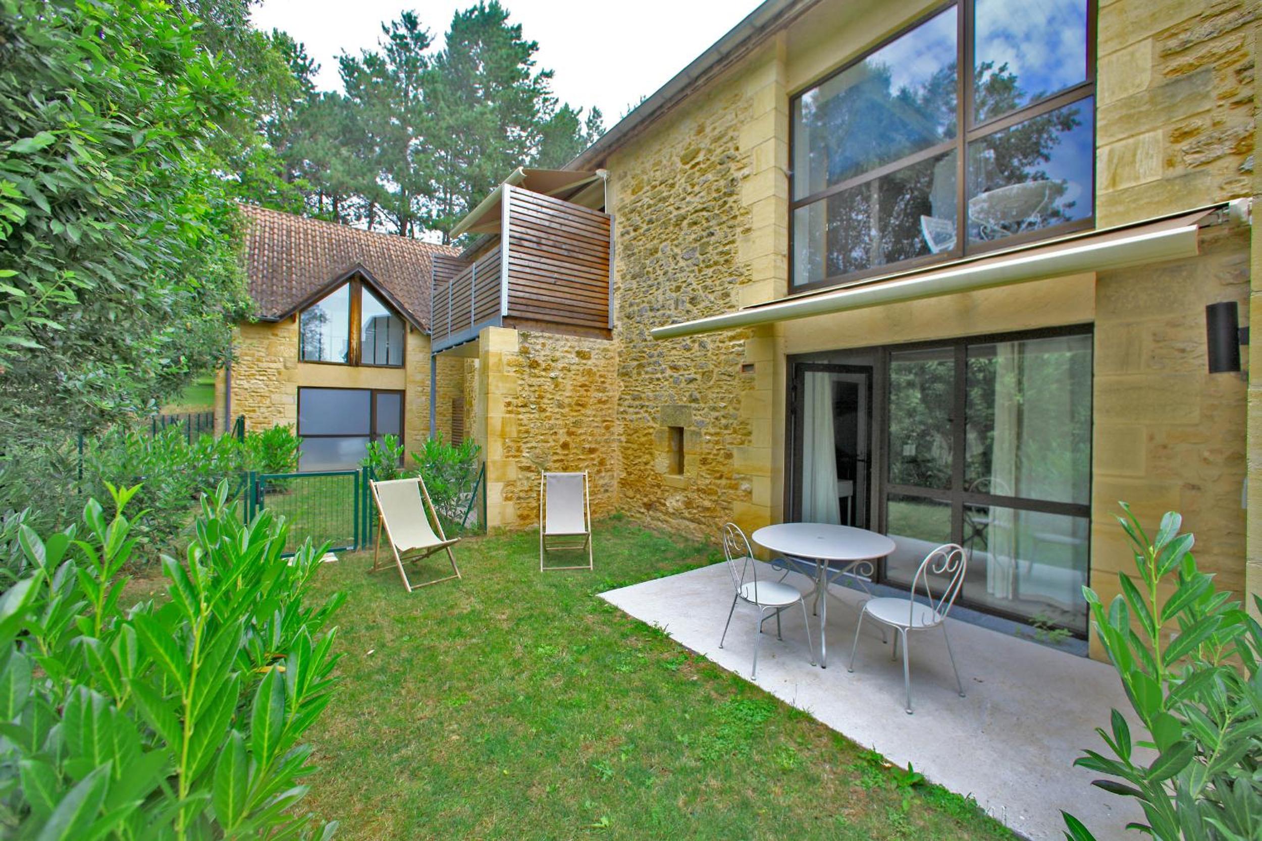 outdoor BBQ area