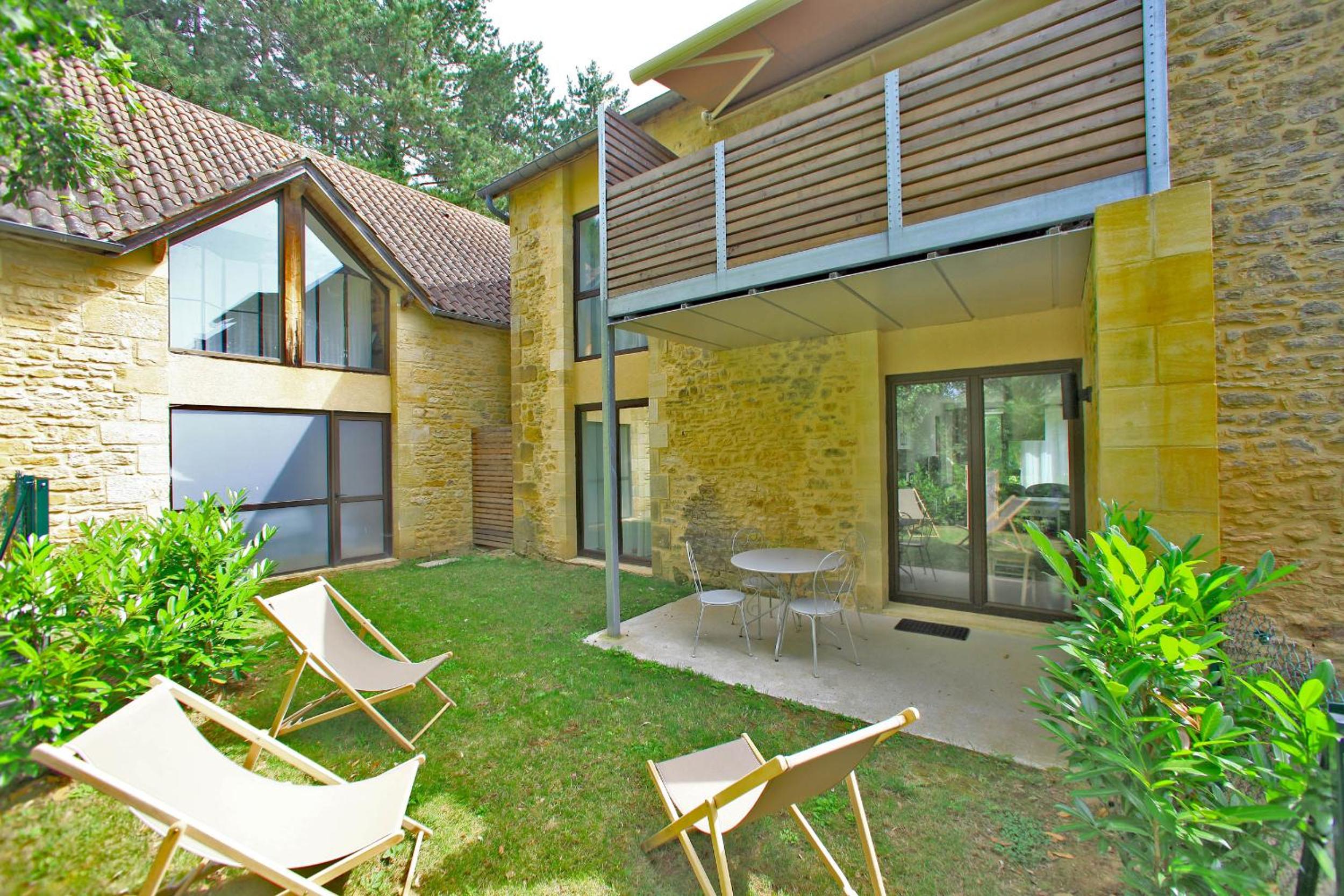 outdoor BBQ area
