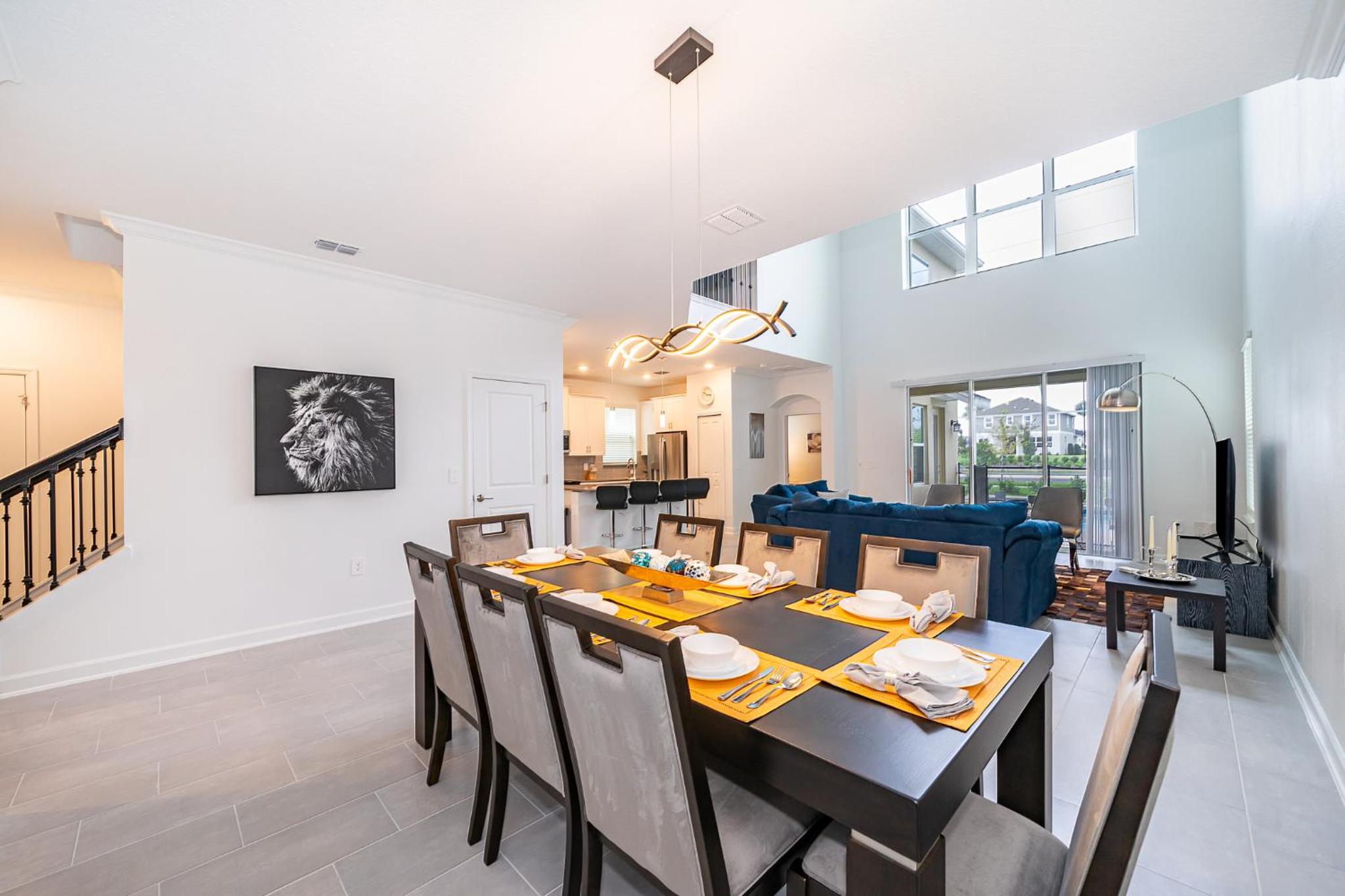 Champions Gate 5BR w/ Pool, Sleeps 12