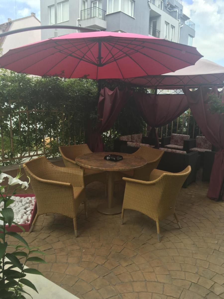 outdoor BBQ area