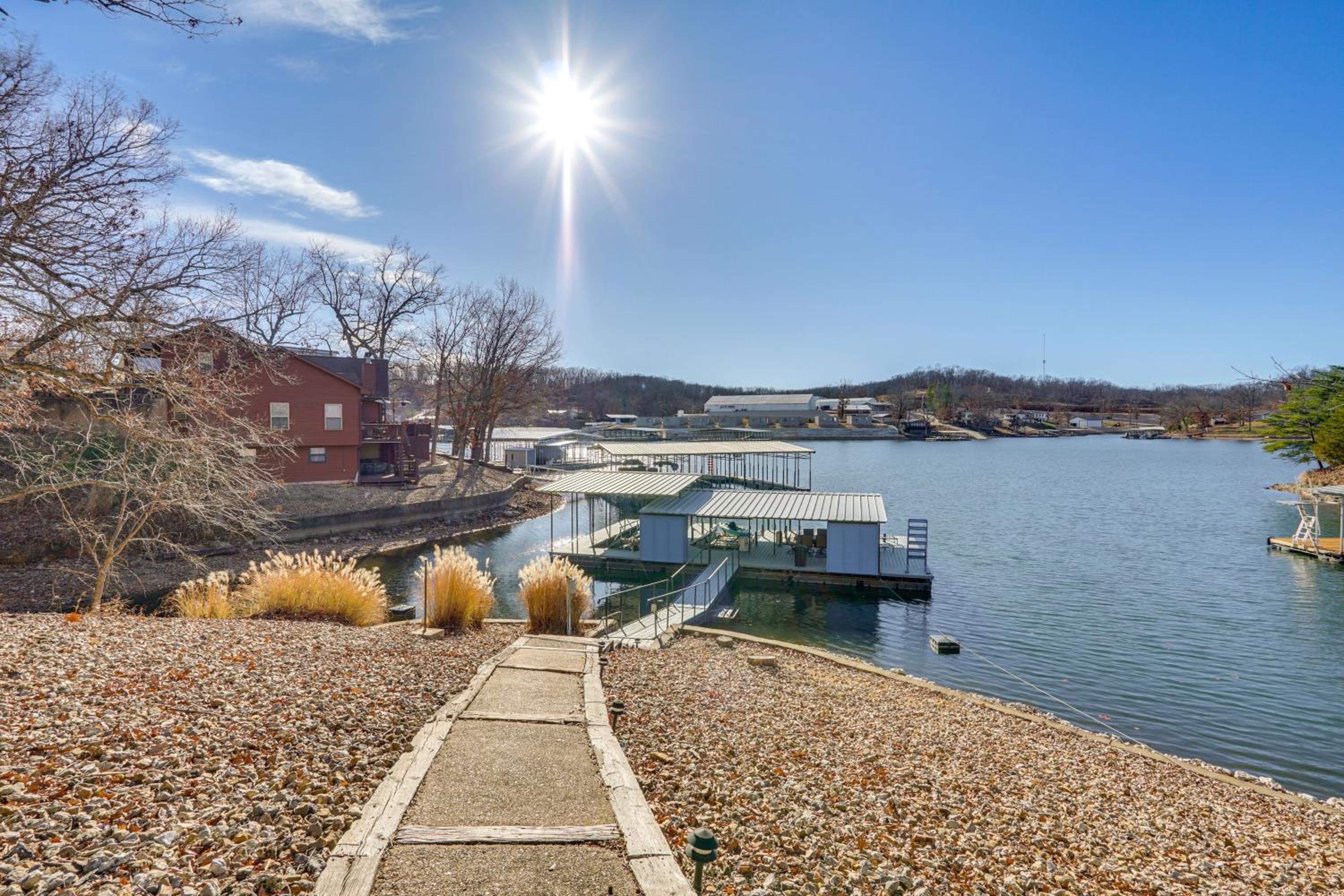 Family Home with Private Dock on Lake of the Ozarks!