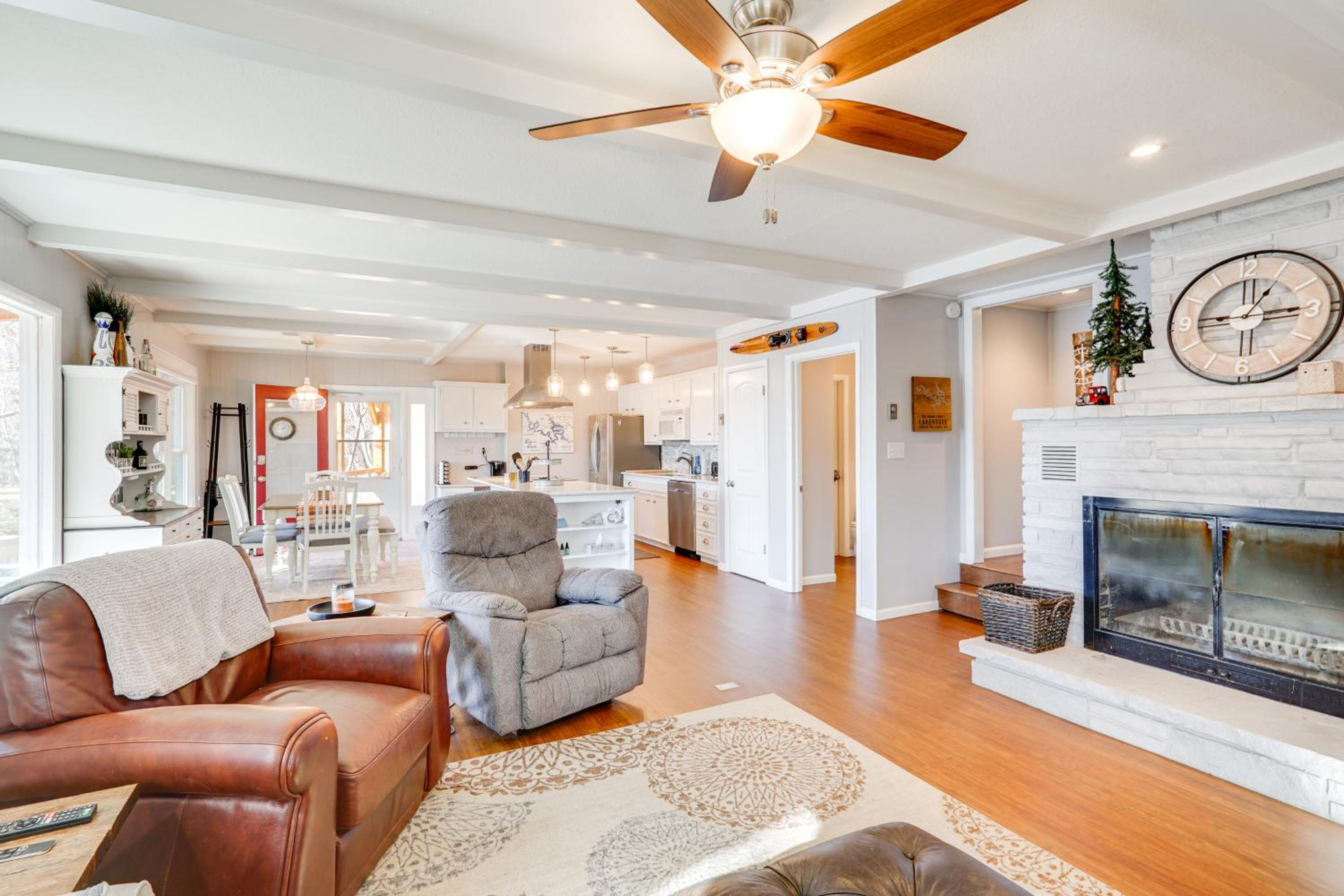 Family Home with Private Dock on Lake of the Ozarks!