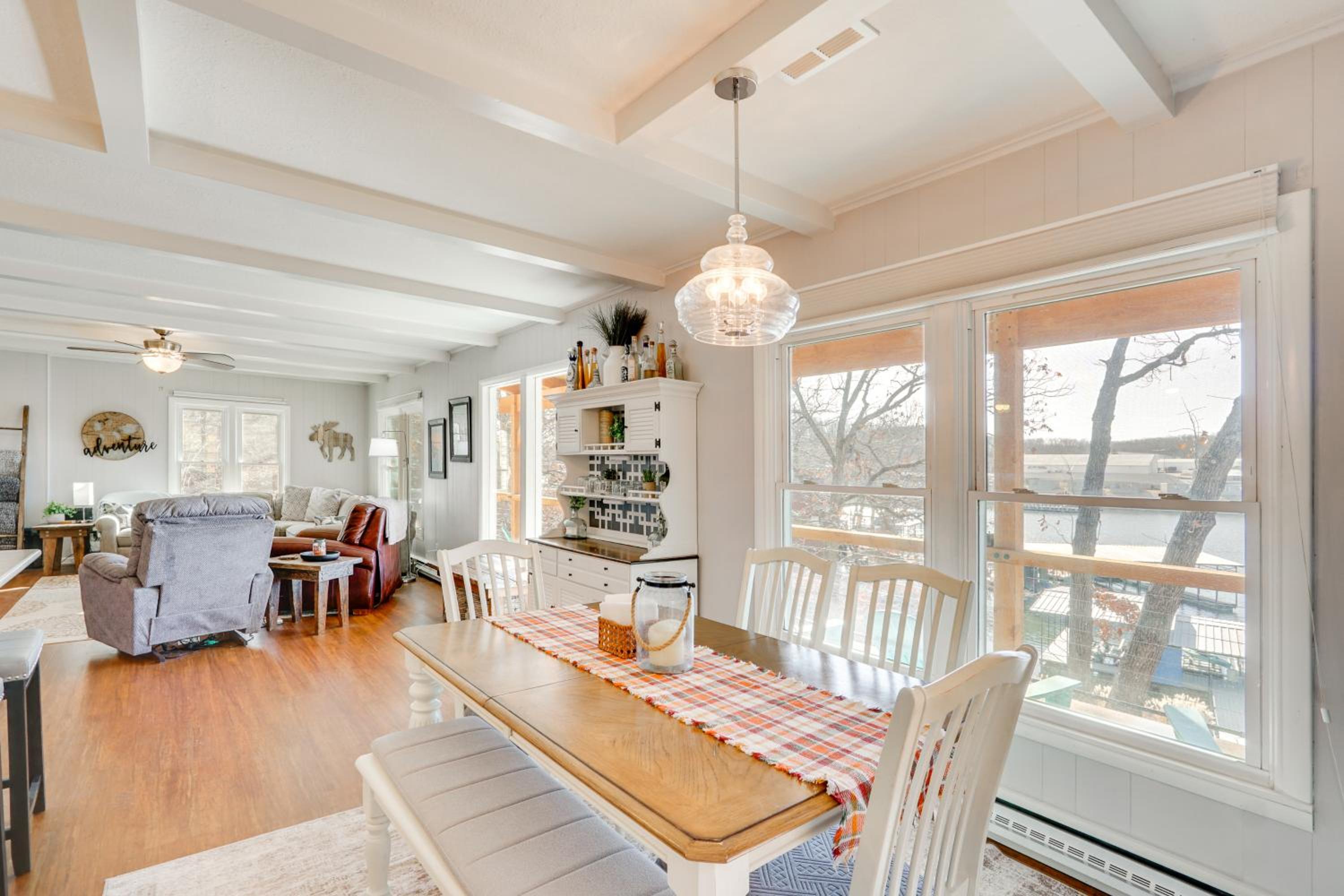Family Home with Private Dock on Lake of the Ozarks!