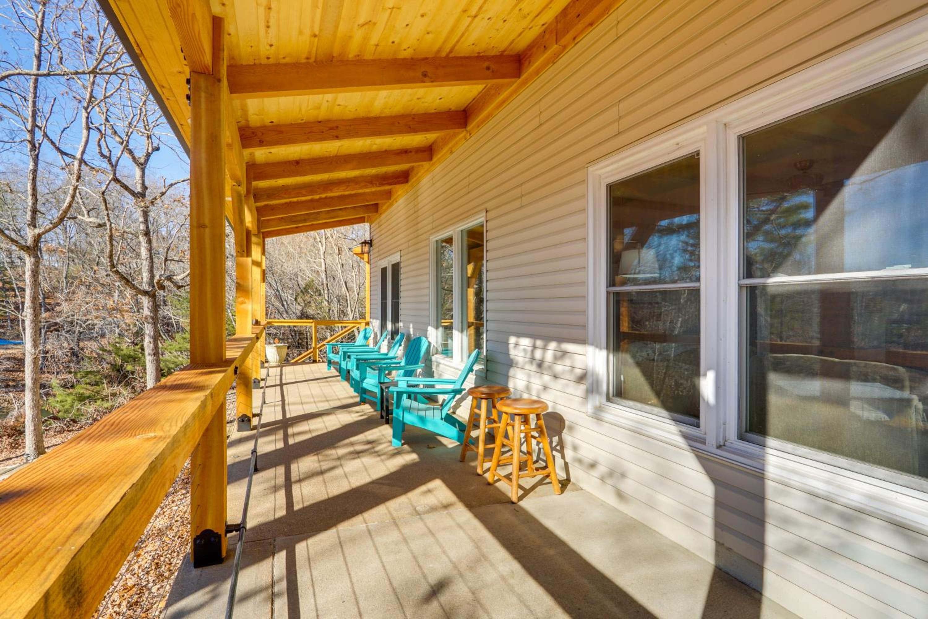 Family Home with Private Dock on Lake of the Ozarks!