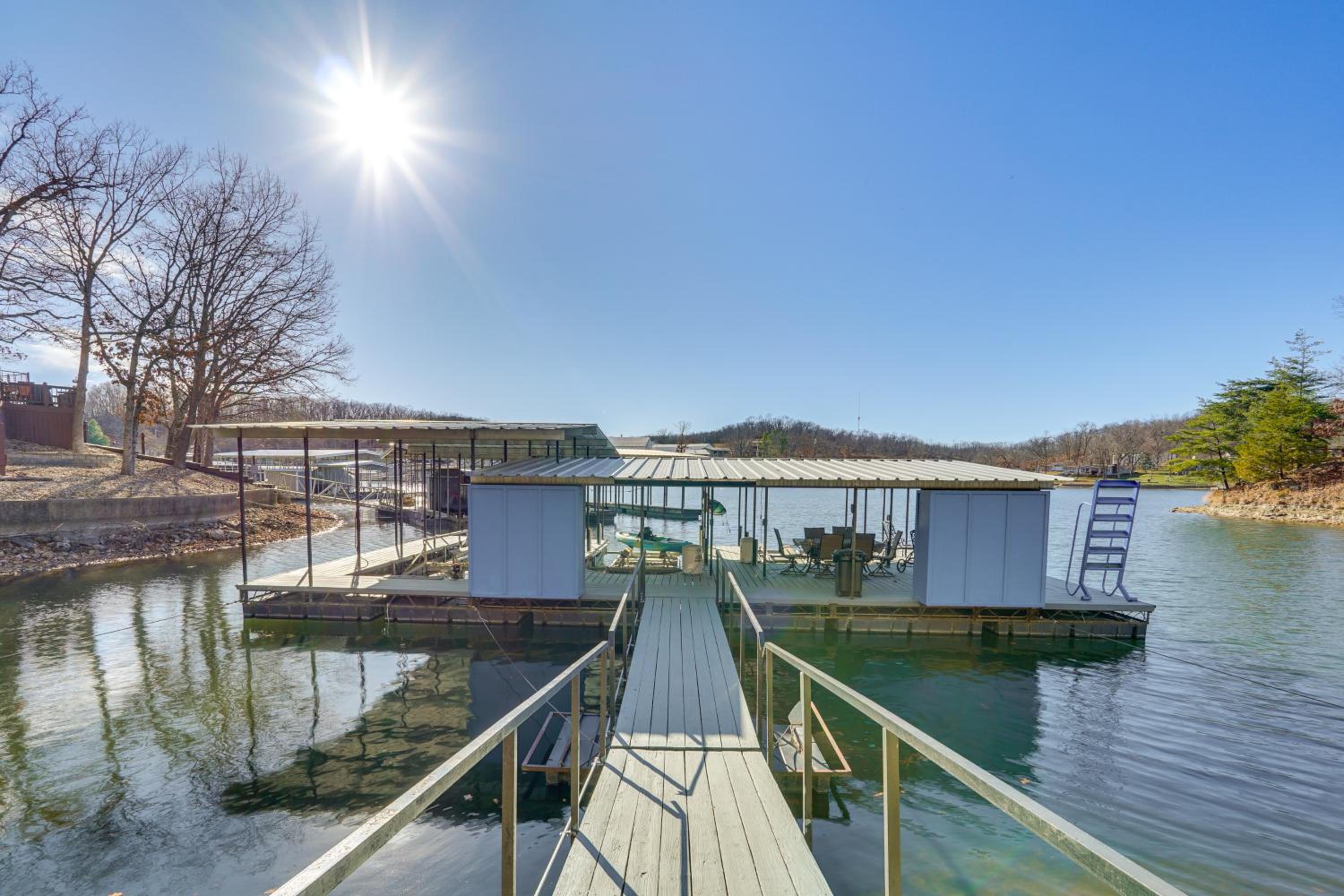 Family Home with Private Dock on Lake of the Ozarks!