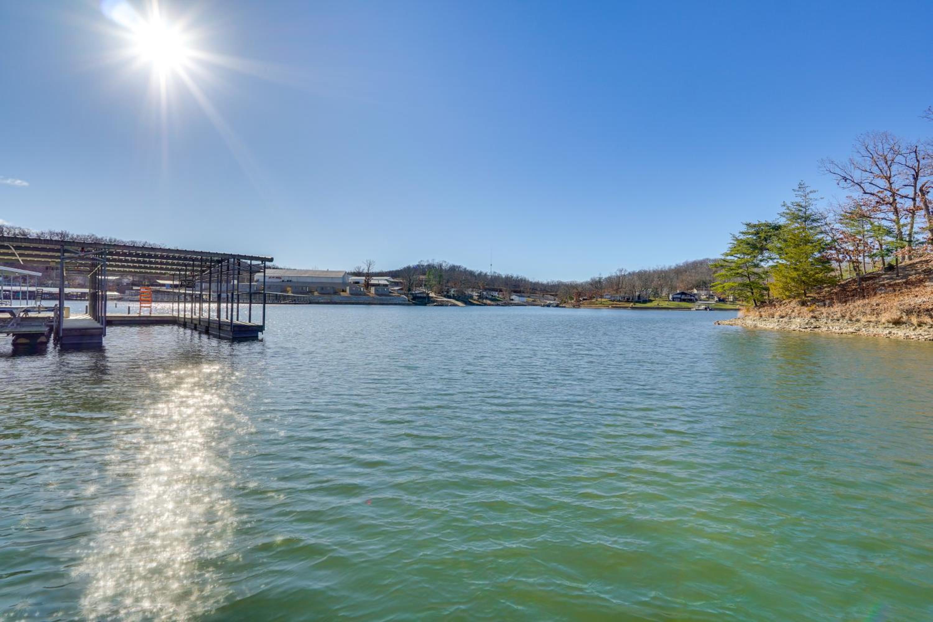 Family Home with Private Dock on Lake of the Ozarks!
