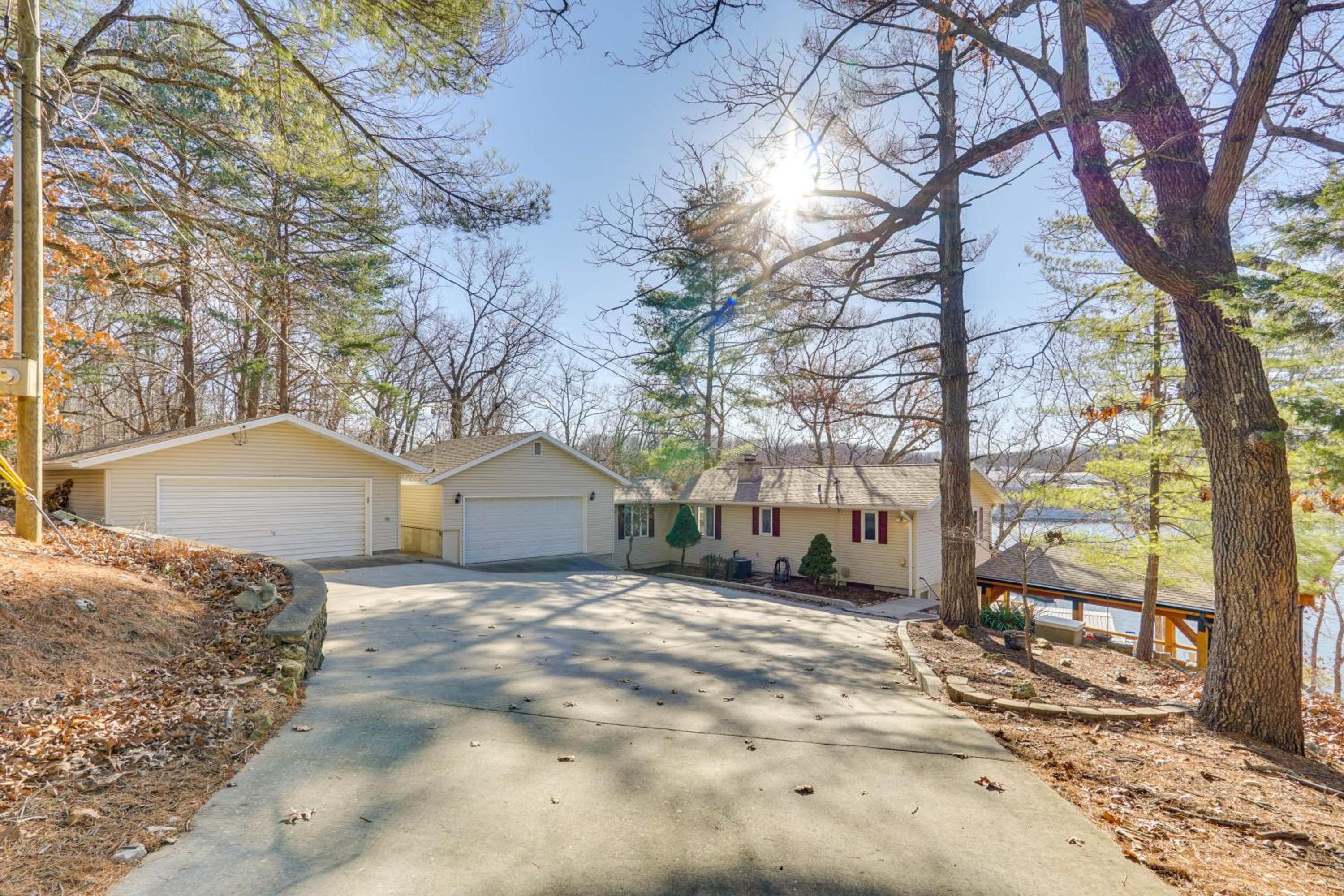 Family Home with Private Dock on Lake of the Ozarks!